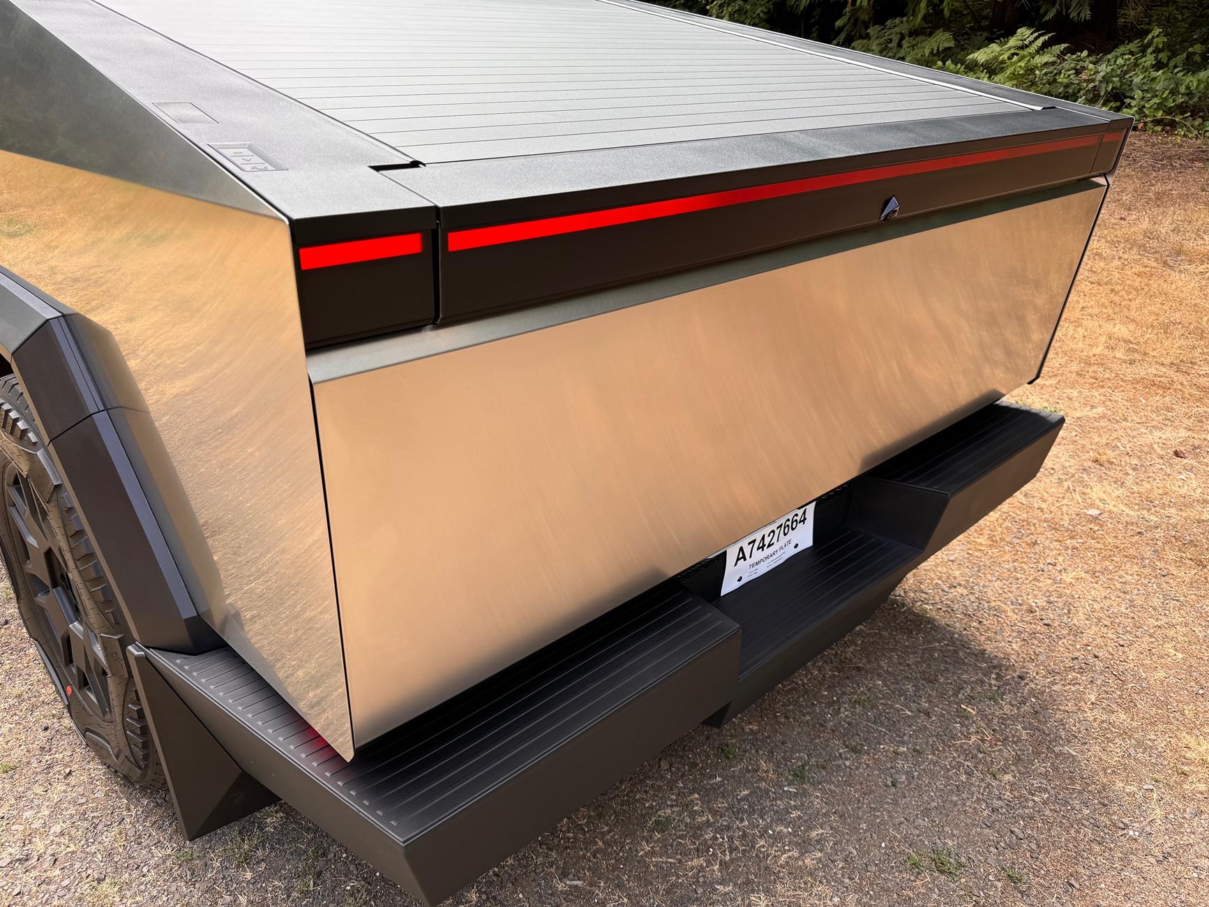 Tesla Cybertruck Newly Added Prime Day Deal: Stainless Steel Matte Black Rear Bumper Protector and TPE Rear Bumper Protector! IMG_1431