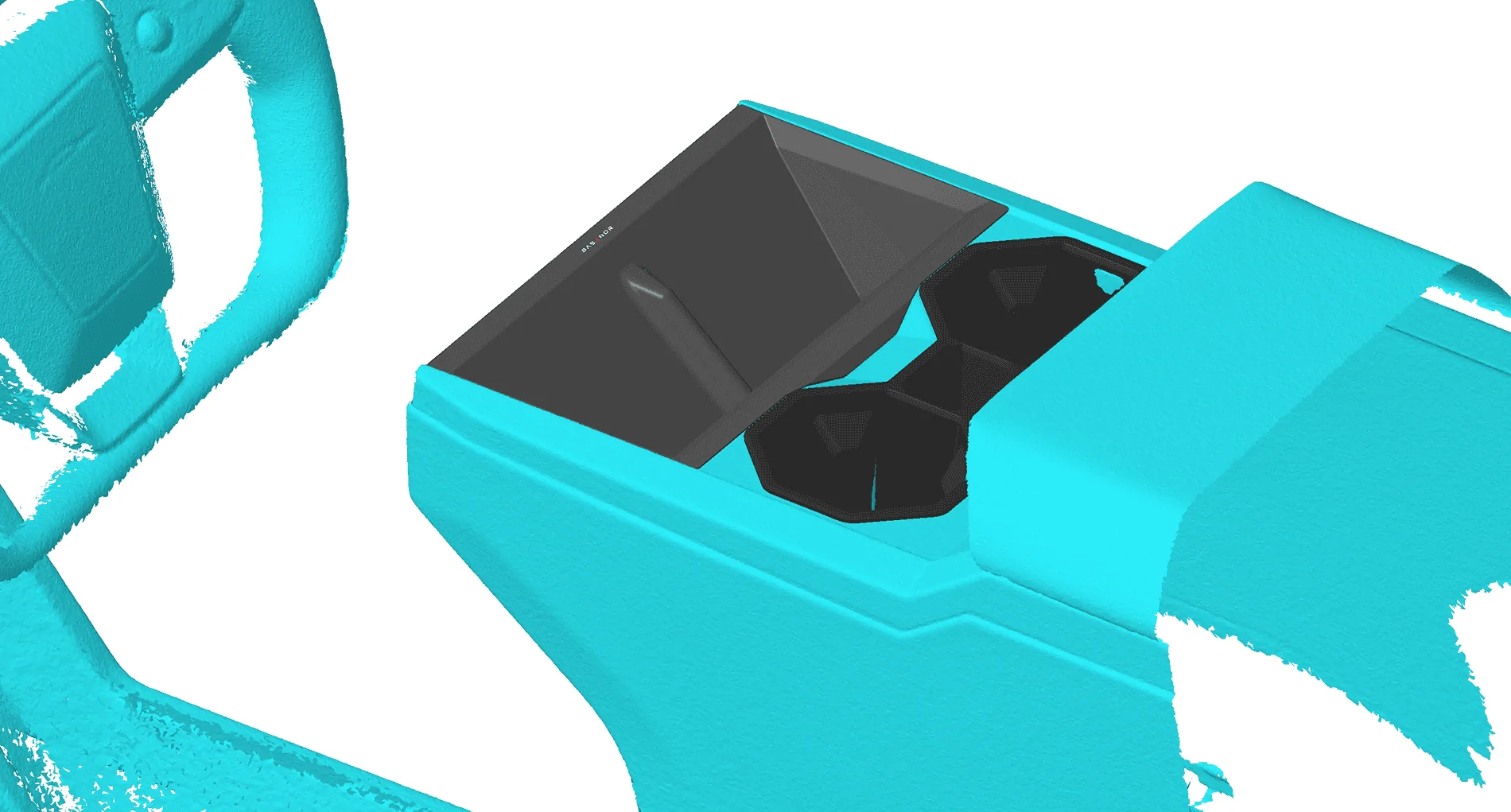 Tesla Cybertruck Ahead of the Curve: Basenor's Original Design for Cybertruck Cup Holder Revealed 1722504029836-jf