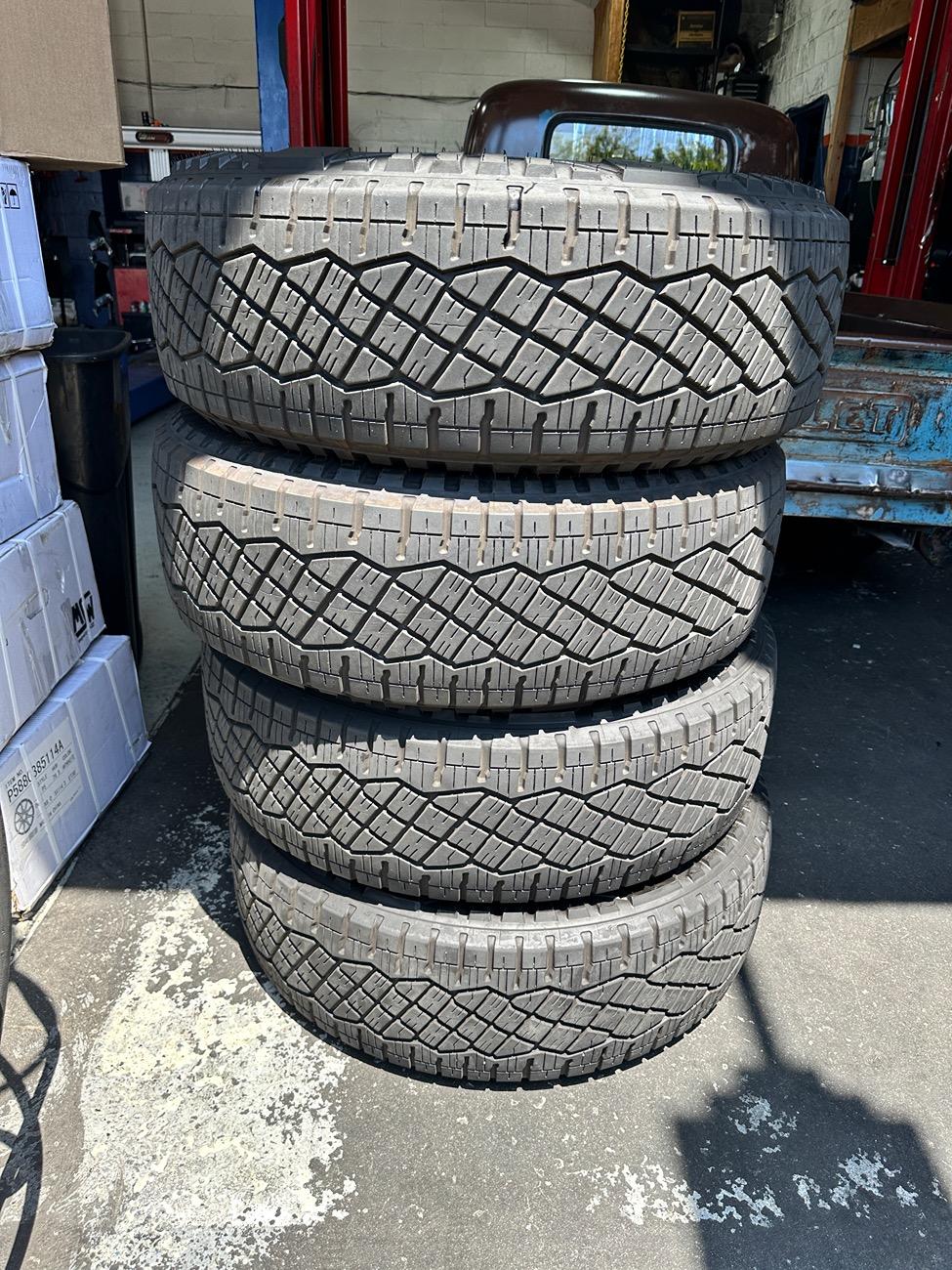 Tesla Cybertruck CT Goodyear Tires 1400 miles IMG_5345
