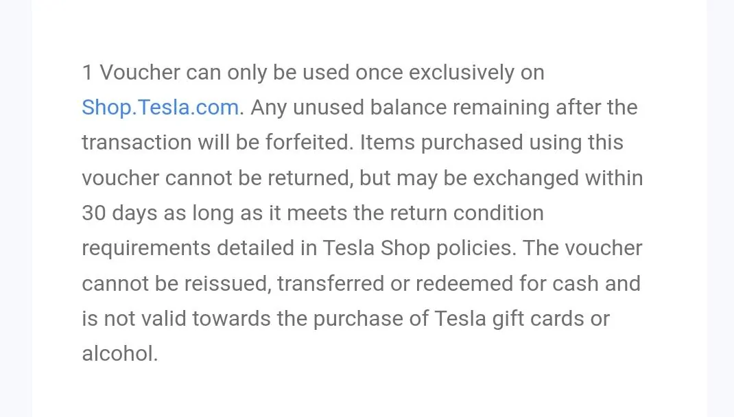 Tesla Cybertruck When do I get my $2,500 store credit? 1000012938