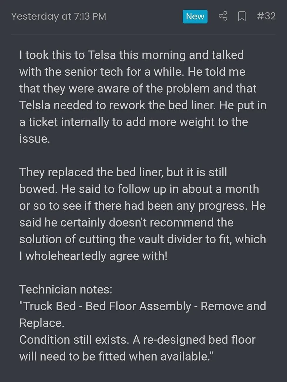 Tesla Cybertruck Tips on Installing Cybertruck Vault Cargo Divider 1000006782