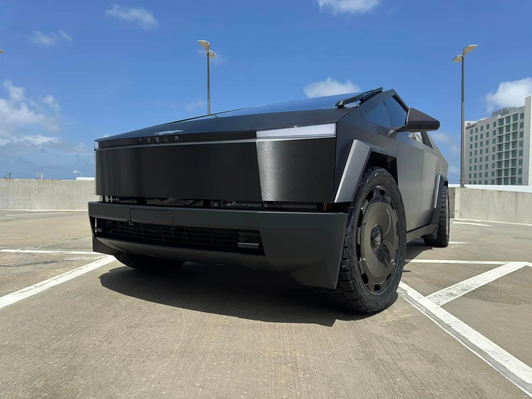 Brushed Black Stainless Steel wrap Cybertruck : Cyberbeast 5.jpg
