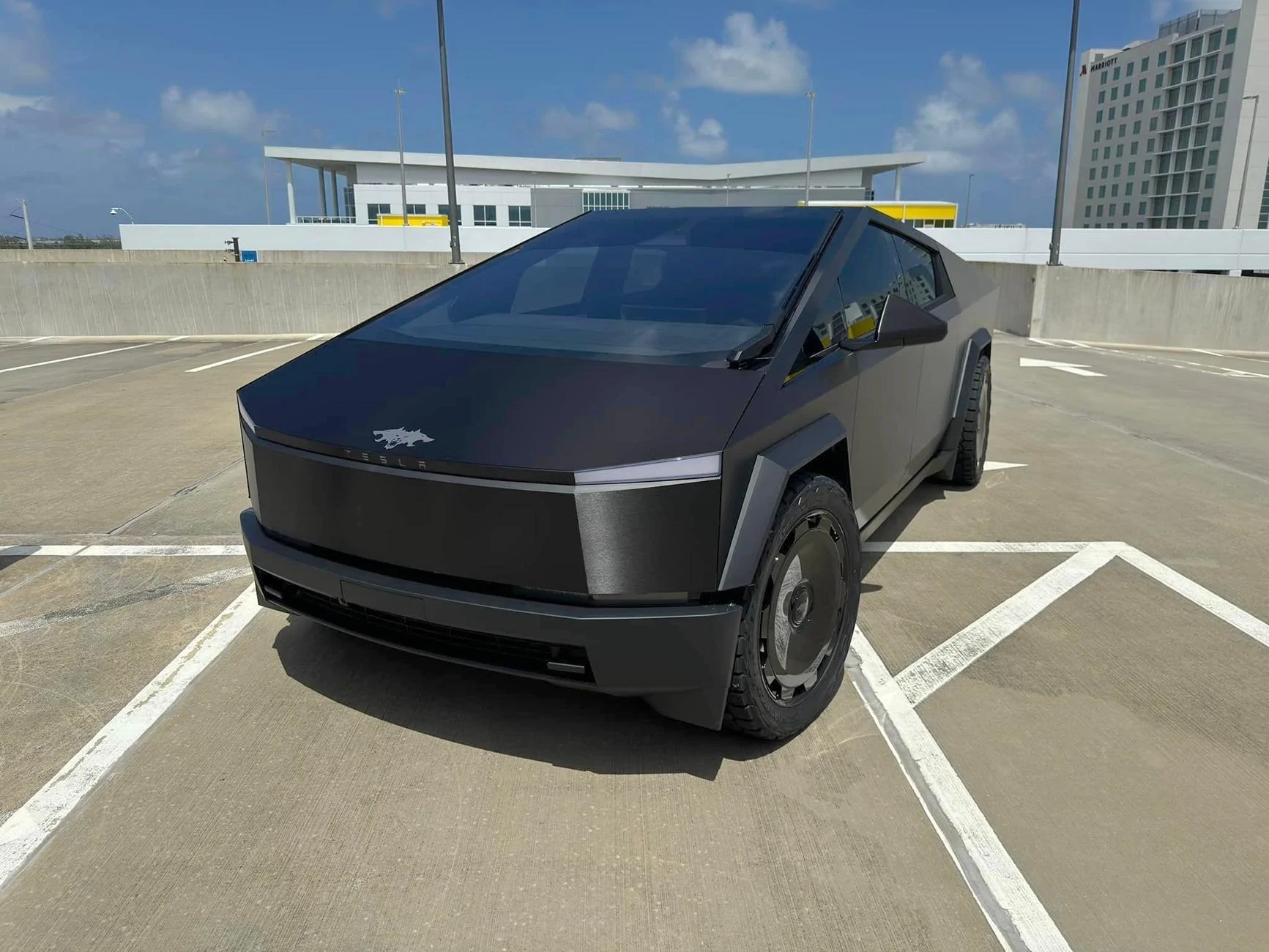 Brushed Black Stainless Steel wrap Cybertruck : Cyberbeast 6.jpg