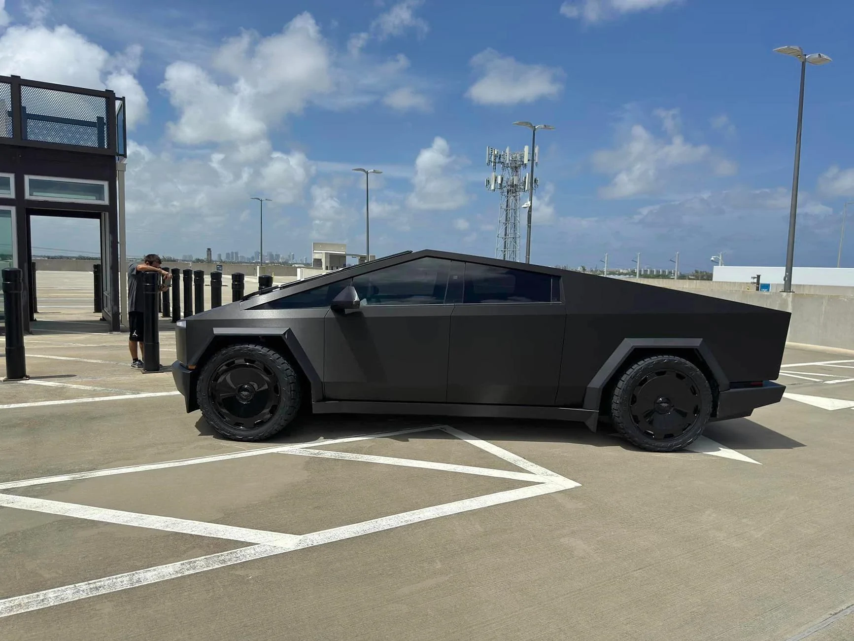 Brushed Black Stainless Steel wrap Cybertruck : Cyberbeast 7.jpg