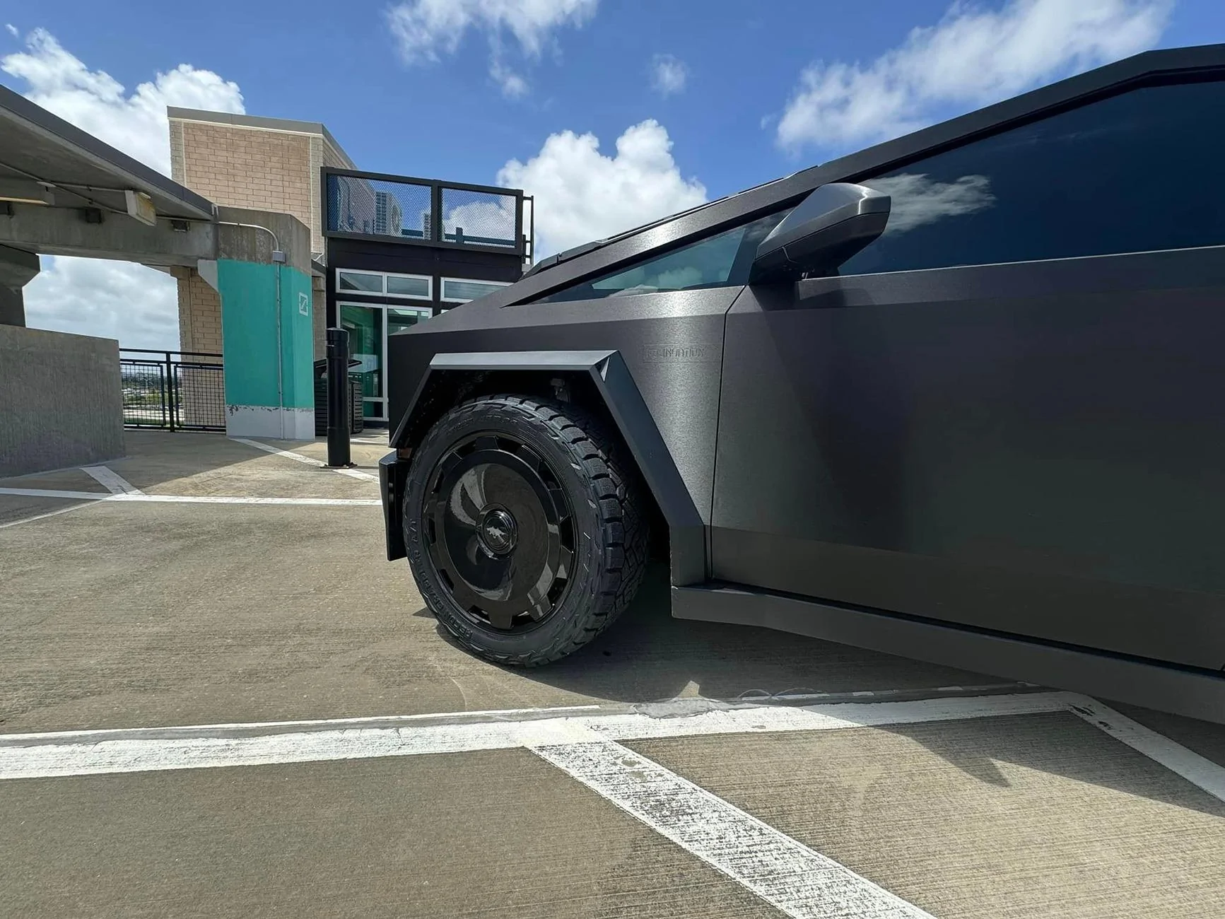 Brushed Black Stainless Steel wrap Cybertruck : Cyberbeast 3.jpg