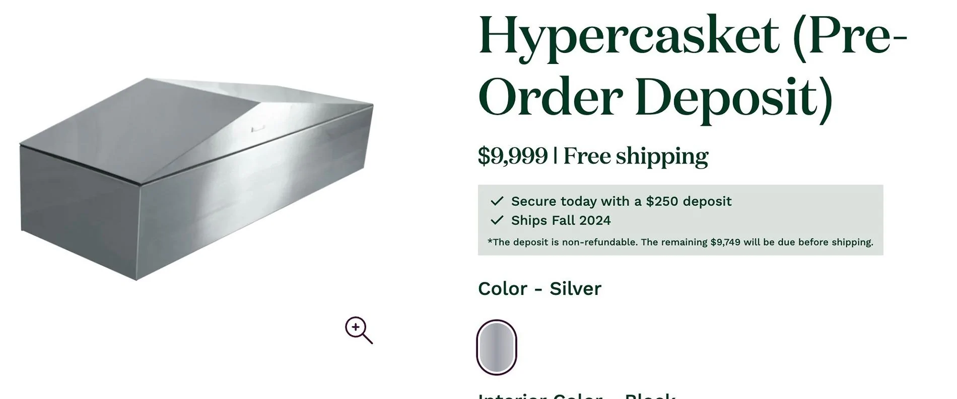 Tesla Cybertruck Cyber Casket Coffin ("Hypercasket")! ⚰️ Screenshot 2024-08-02 at 7.18.30 AM