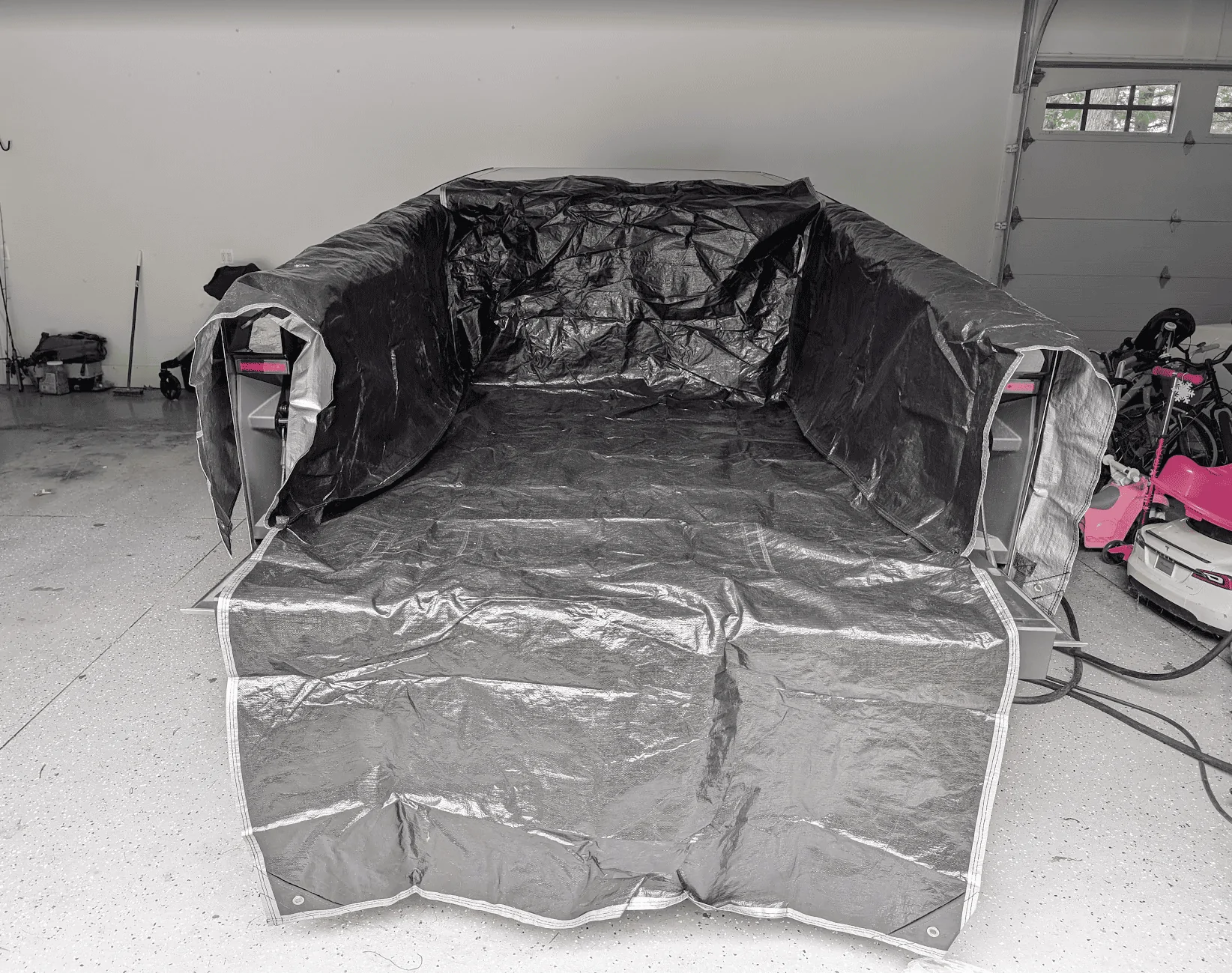 Tesla Cybertruck Nice Truck Bed Tarp for Hauling 1722610205307-f3