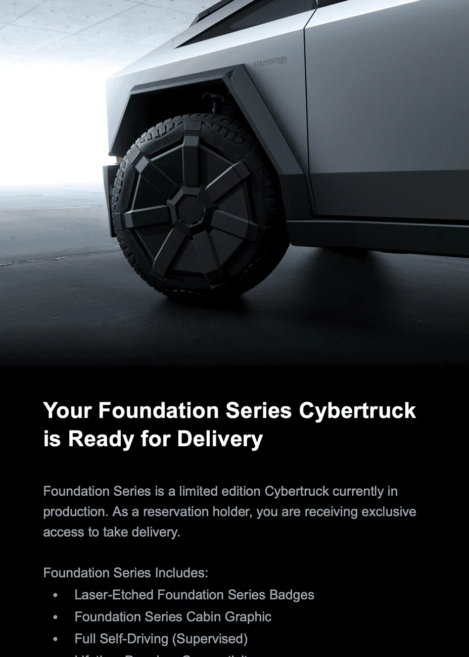 Tesla Cybertruck Cyberbeast waiting room ⏳ Screenshot 2024-08-02 at 12.15.12 PM