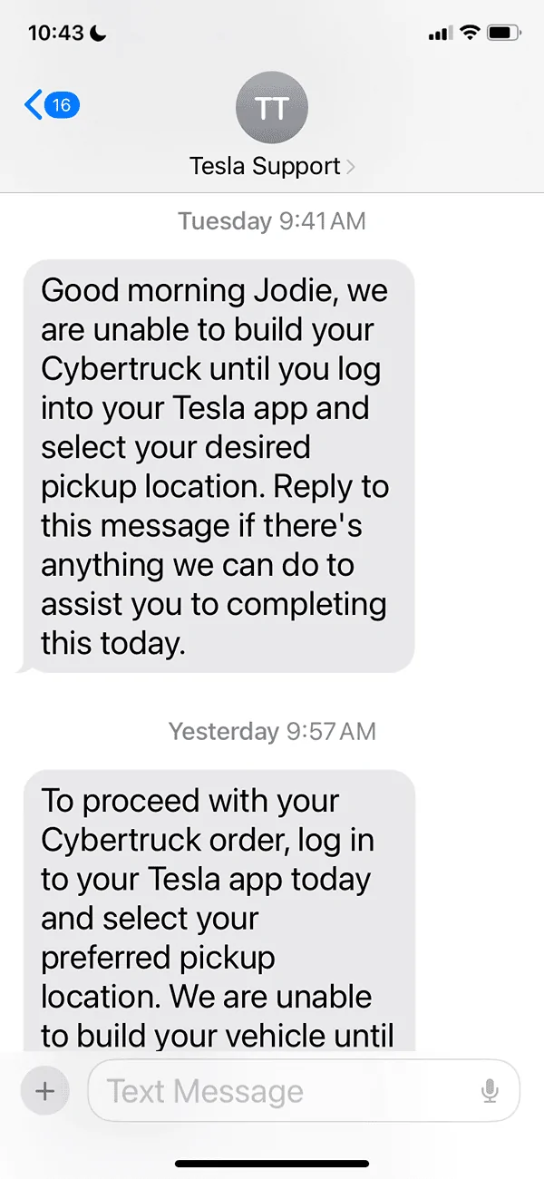 Tesla Cybertruck Lowest reservation number in Canada… IMG_2685