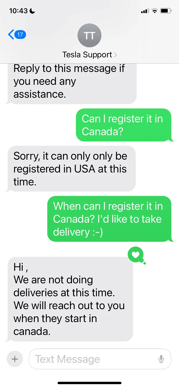 Tesla Cybertruck Lowest reservation number in Canada… IMG_2686