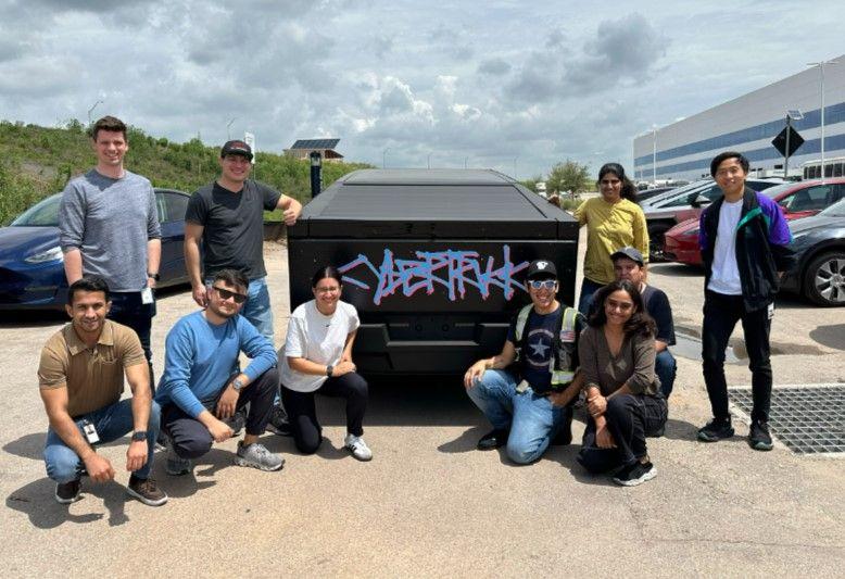 Tesla Cybertruck Official: 1st Dry Cathode Battery Cybertruck and Its Development Team guaviwxxmaatyk0-jpe