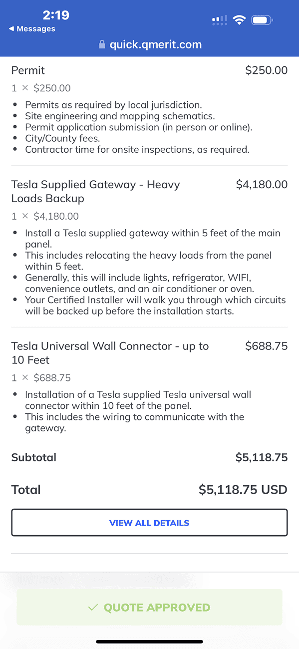 Tesla Cybertruck PowerShare install pricing IMG_1357