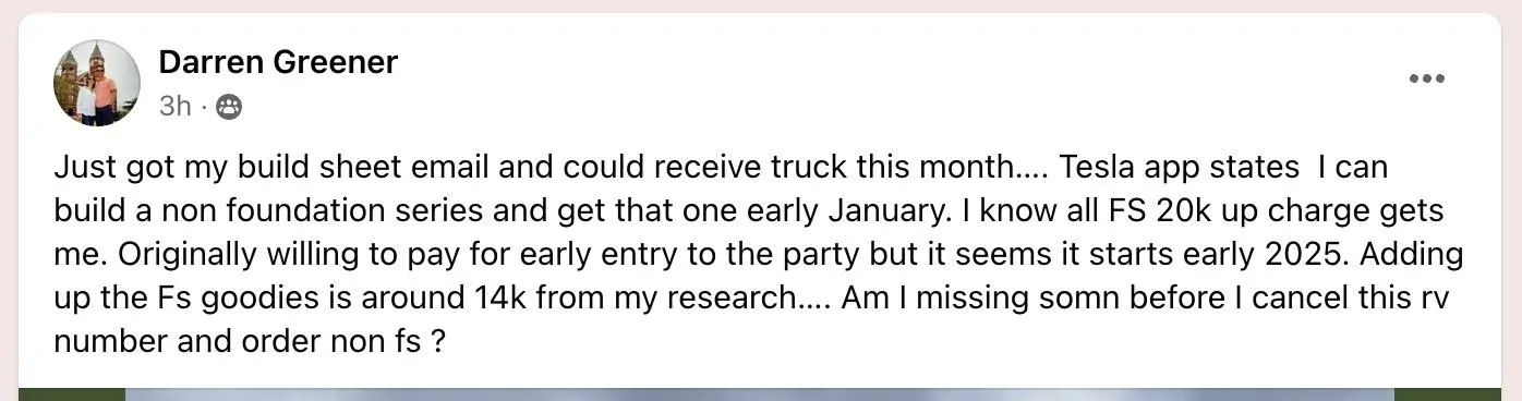 Tesla Cybertruck Reports of non-FS orders now being accepted Screenshot 2024-08-04 at 9.00.49 AM