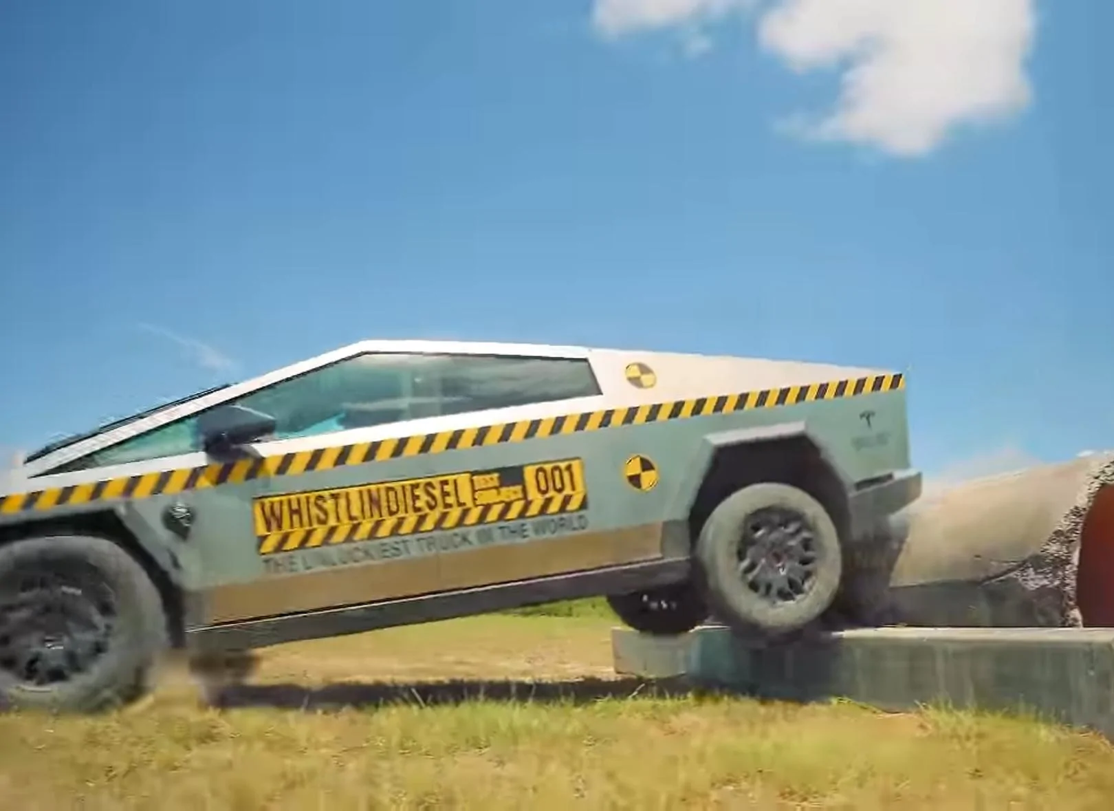 Tesla Cybertruck WhistlinDiesel Cybertruck Durability Torture Test #1 (vs F-150) IMG_4338