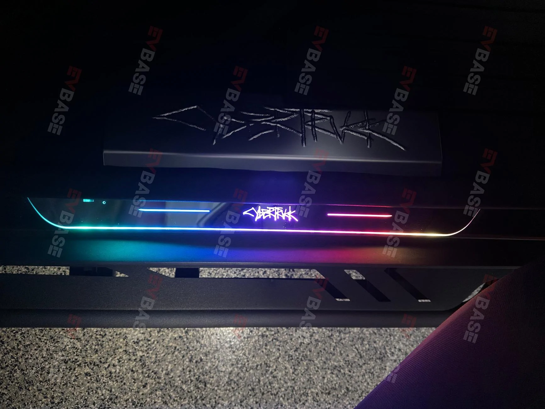 Tesla Cybertruck Light Up Your Entry: Illuminated Cybertruck Door Sill Plates LED Lights qwerq