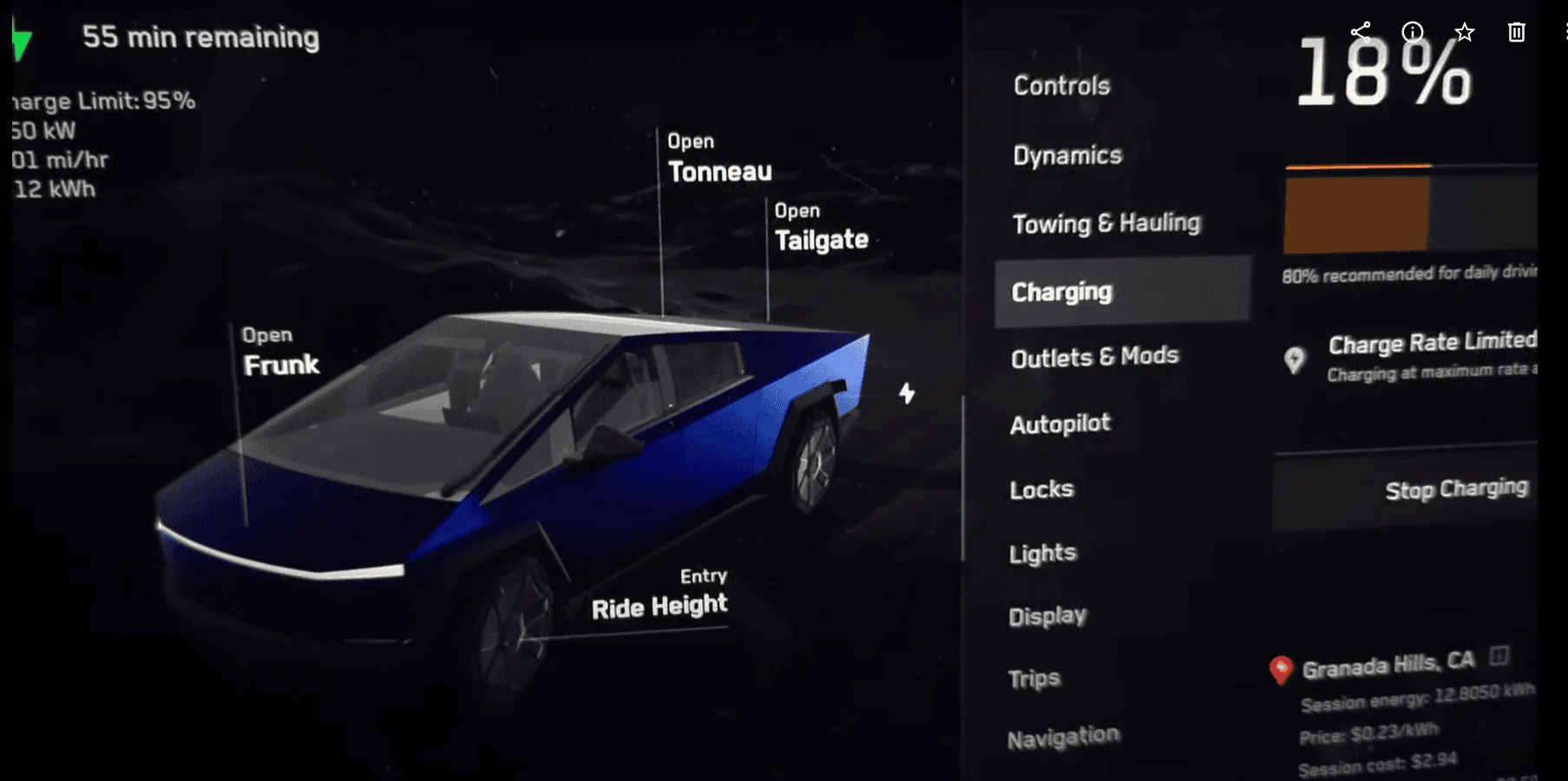 Tesla Cybertruck Tesla Tests V4 Chargers, Supporting 323 kW Cybertruck Charging 1722875340005-0f