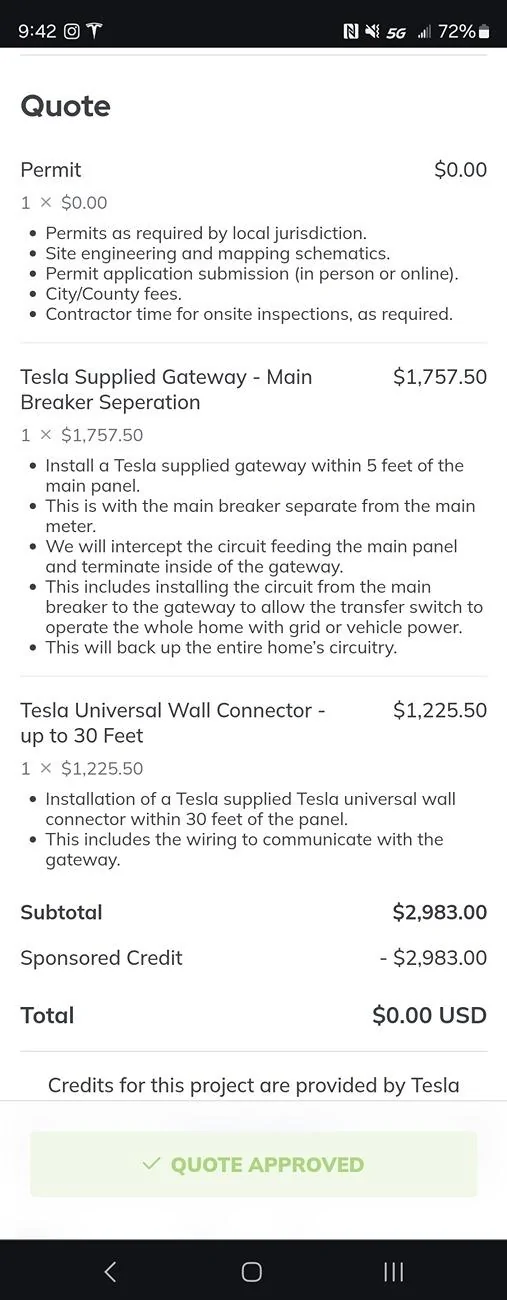 Tesla Cybertruck PowerShare install pricing Screenshot_20240806_094256_Chrom