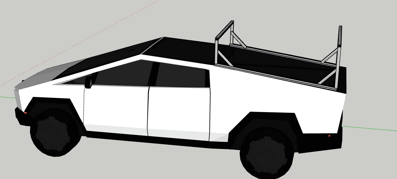 Tesla Cybertruck Something like this Ladder Rack, tailored to the Cybertruck, would be nice 1722967641761-zj