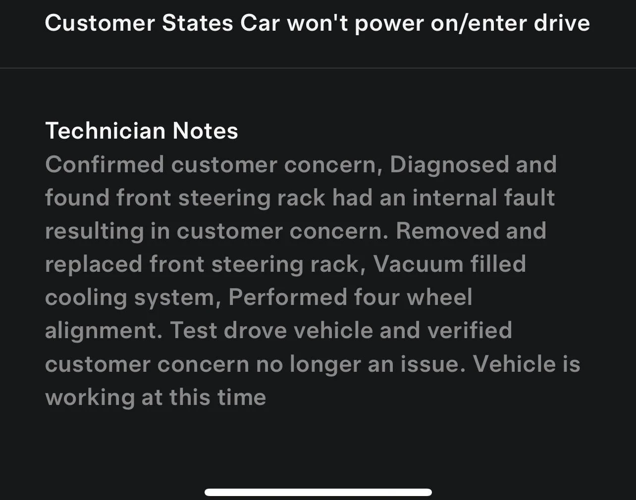 Tesla Cybertruck Pull Over Safely. Critical Issue Detected. IMG_1490
