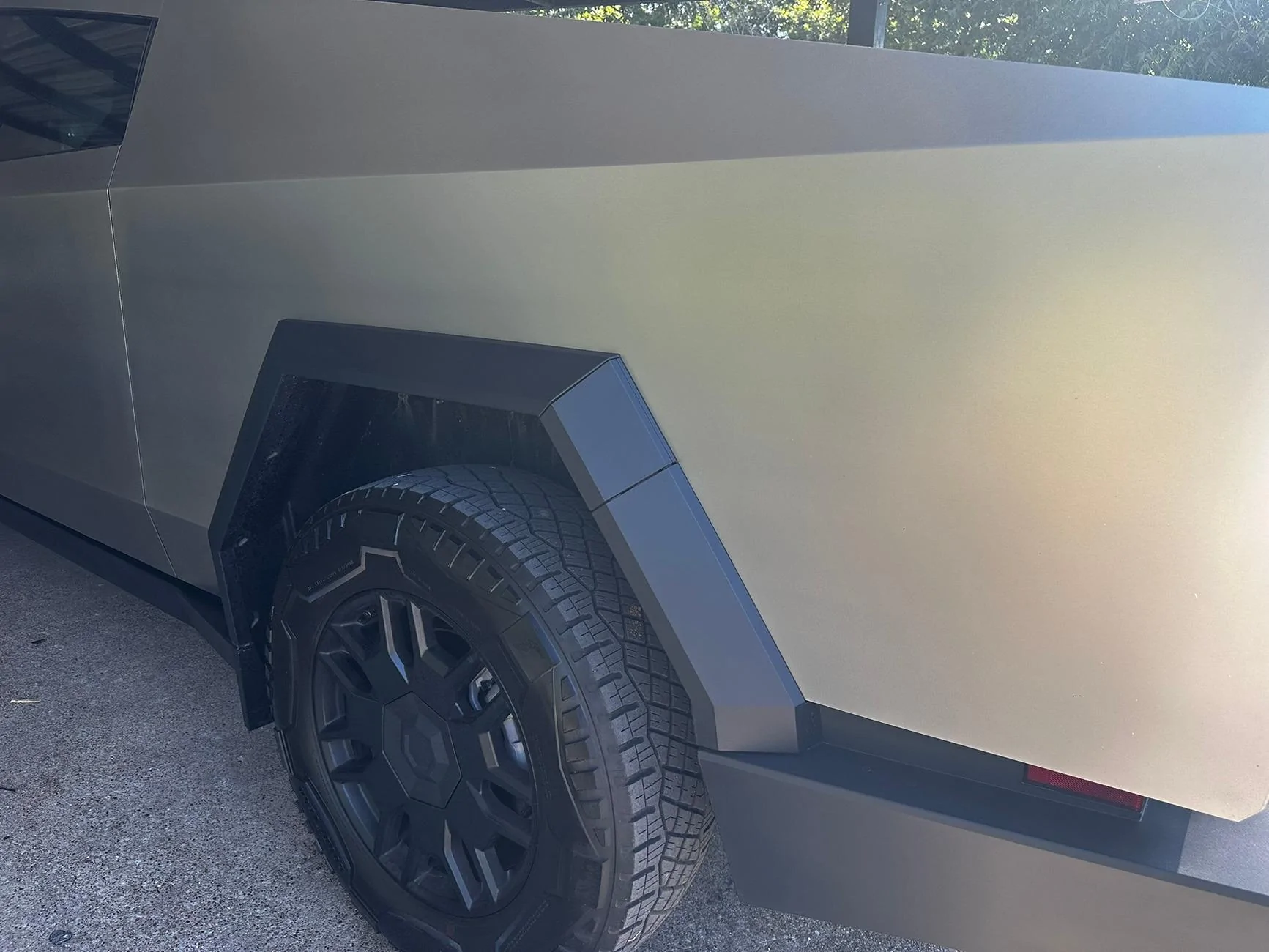 Tesla Cybertruck XPEL Stealth Clear PPF (TSportline) w/ CYBERTRUCKco side mirror delete kit IMG_5915