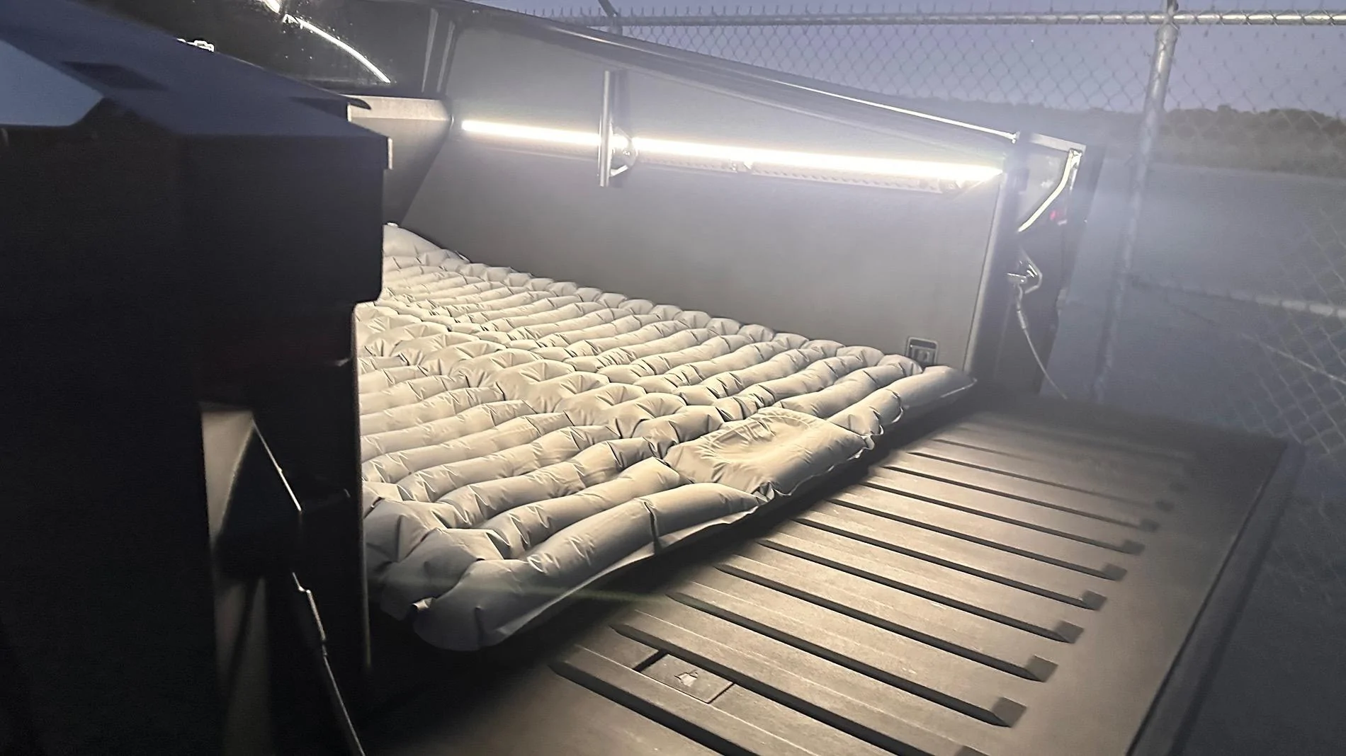 Tesla Cybertruck Cybertruck air mattress for bed - by BestEVMod IMG_4213