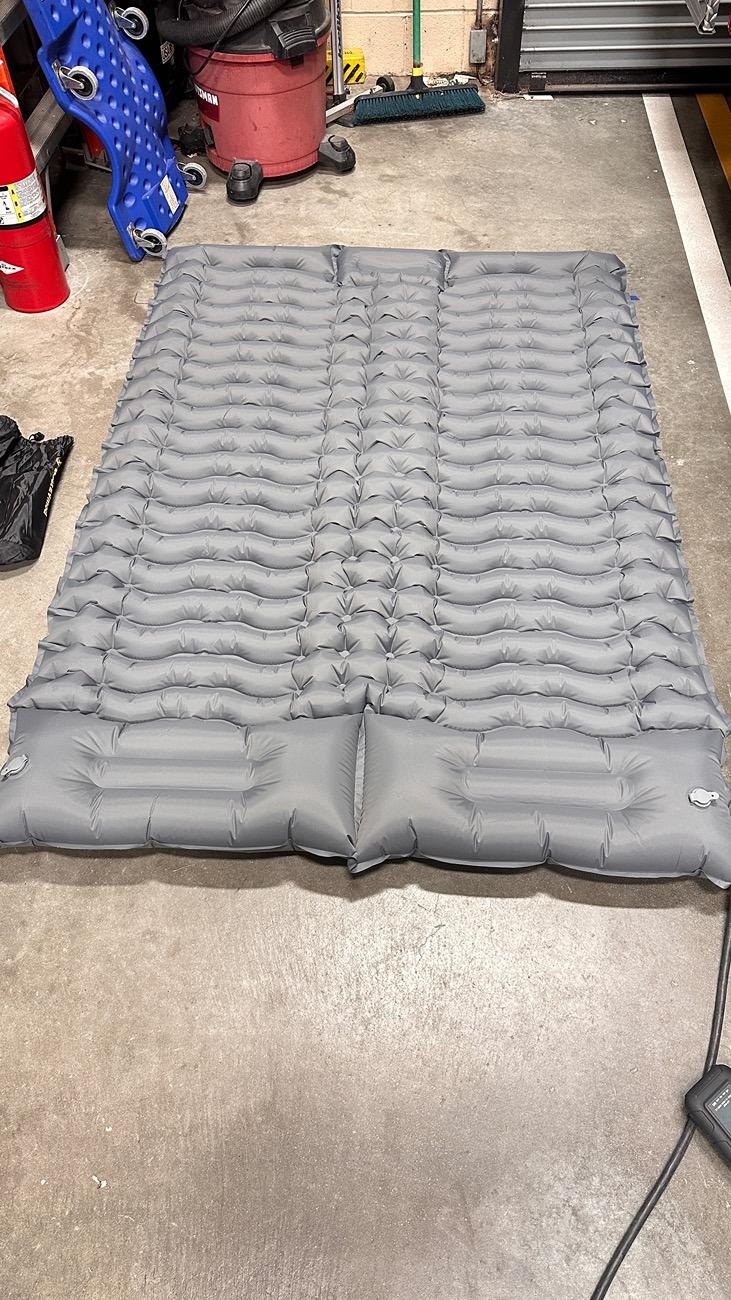 Tesla Cybertruck Cybertruck air mattress for bed - by BestEVMod IMG_4207