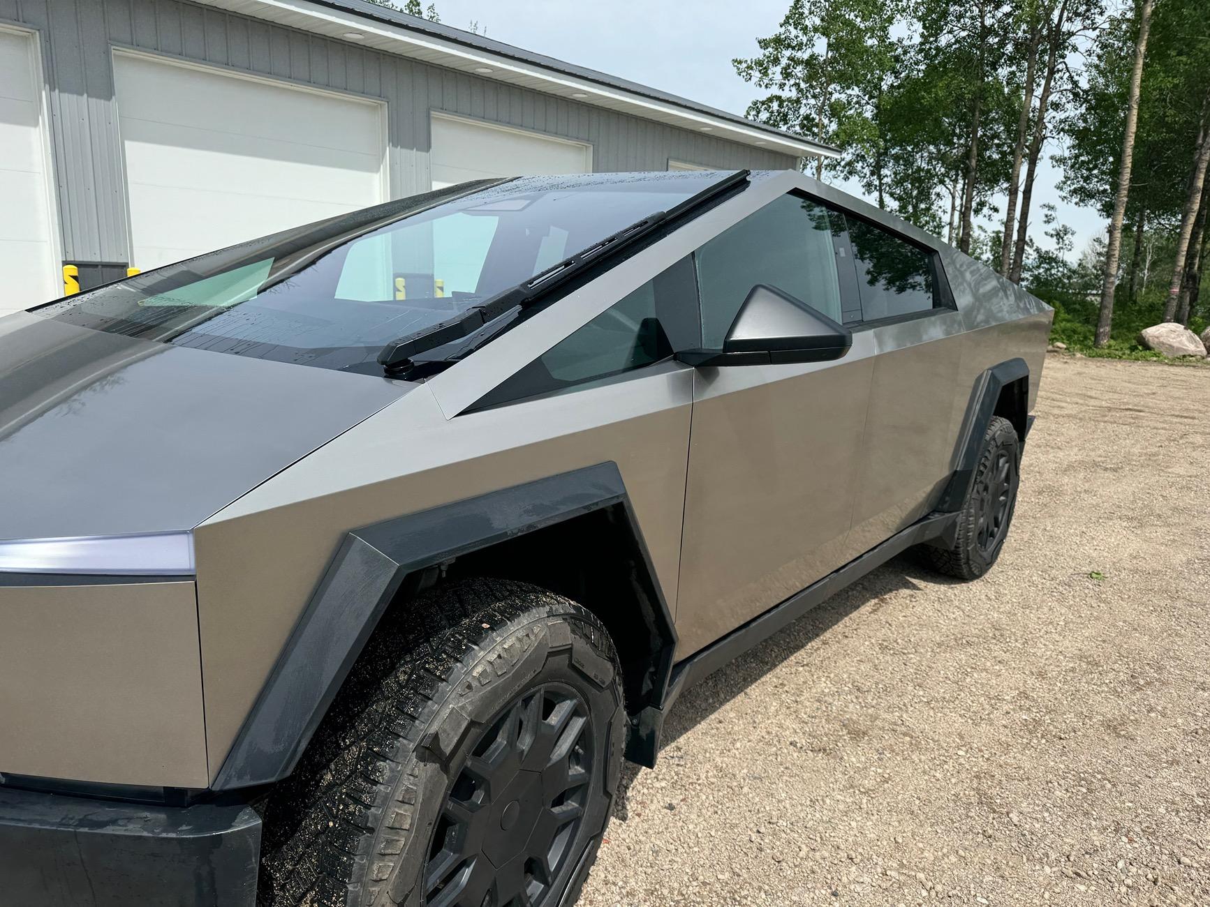 Tesla Cybertruck Sharkhide metal protectant - another product to deal with fingerprints IMG_1052