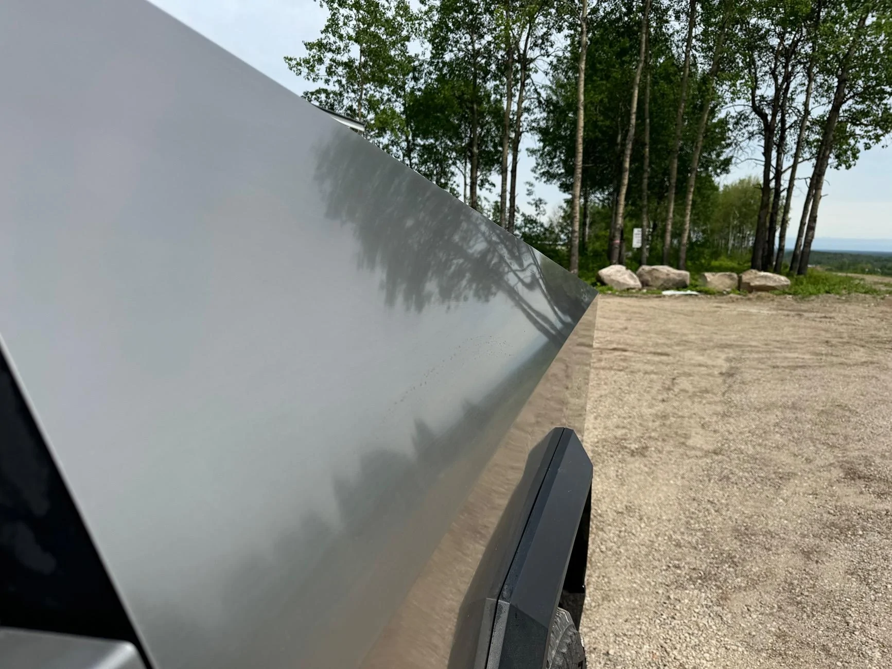 Tesla Cybertruck Sharkhide metal protectant - another product to deal with fingerprints IMG_1053
