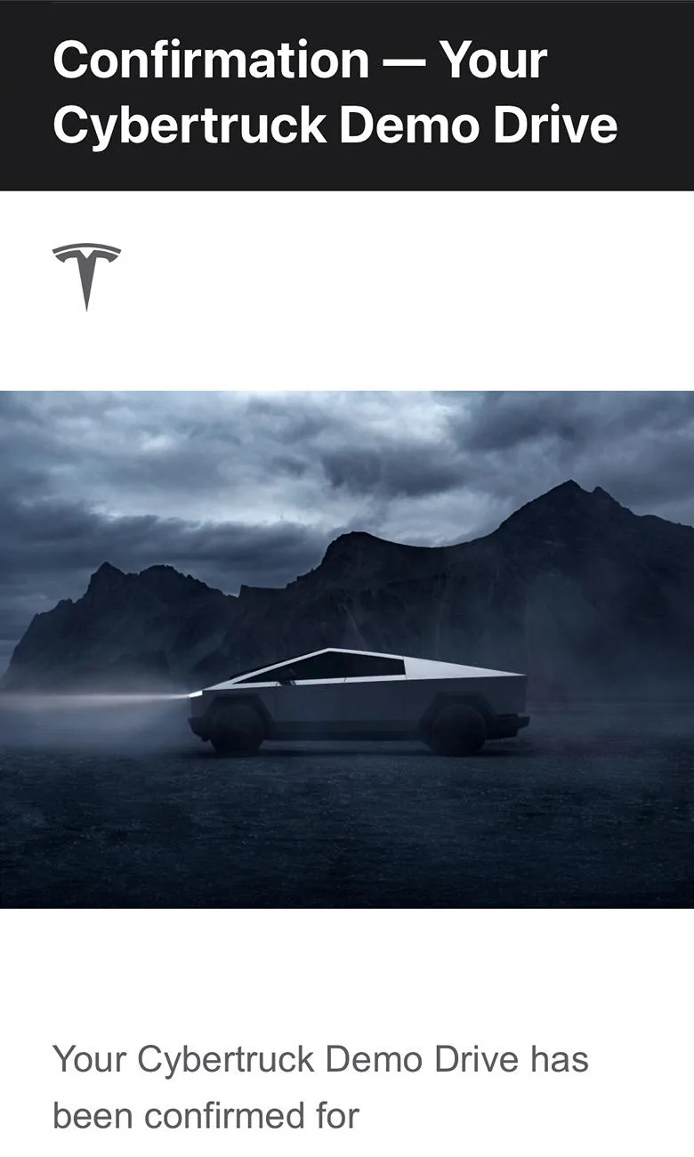 Tesla Cybertruck Foundation Series skipper waiting room. IMG_0701
