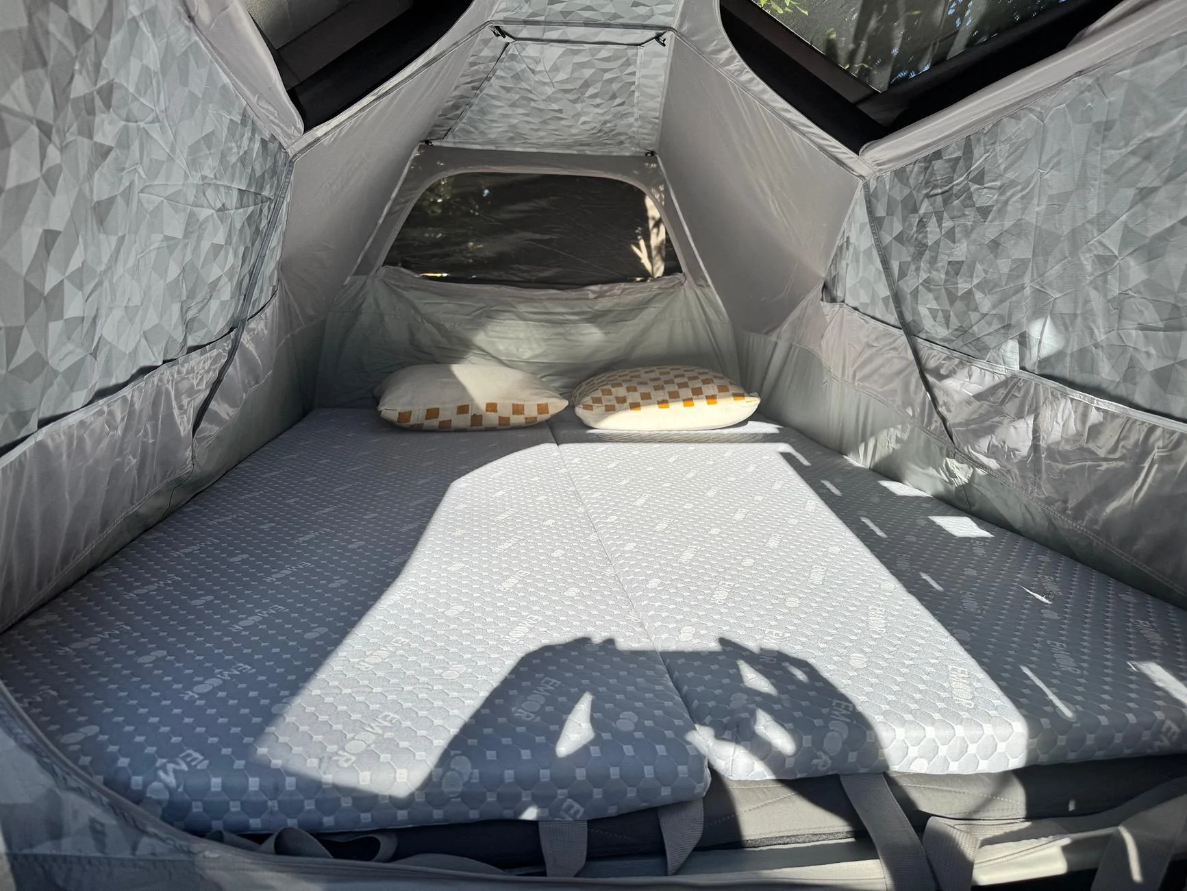 Tesla Cybertruck Aftermarket Mattress for CYBERTENT IMG_1429