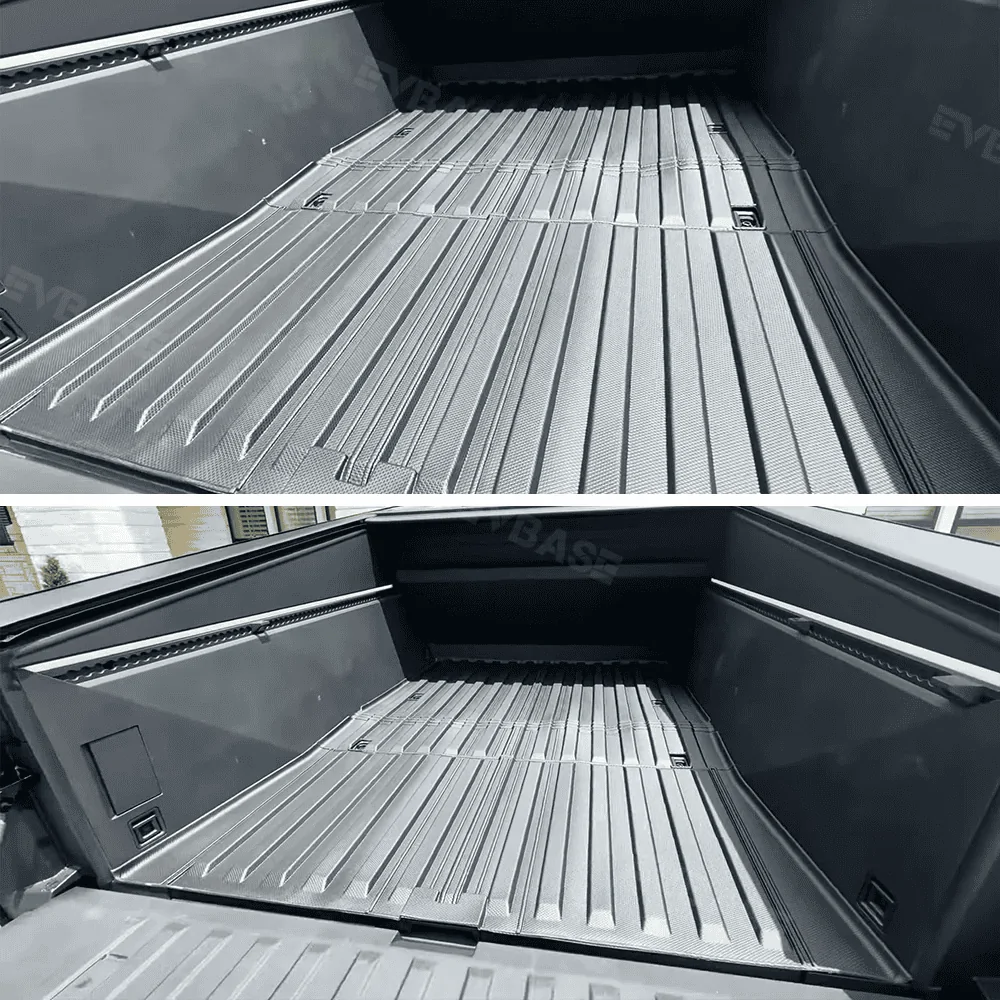 Tesla Cybertruck Unleash the Power of Protection: EVBASE's All-Weather Bed Mat _20240810172408
