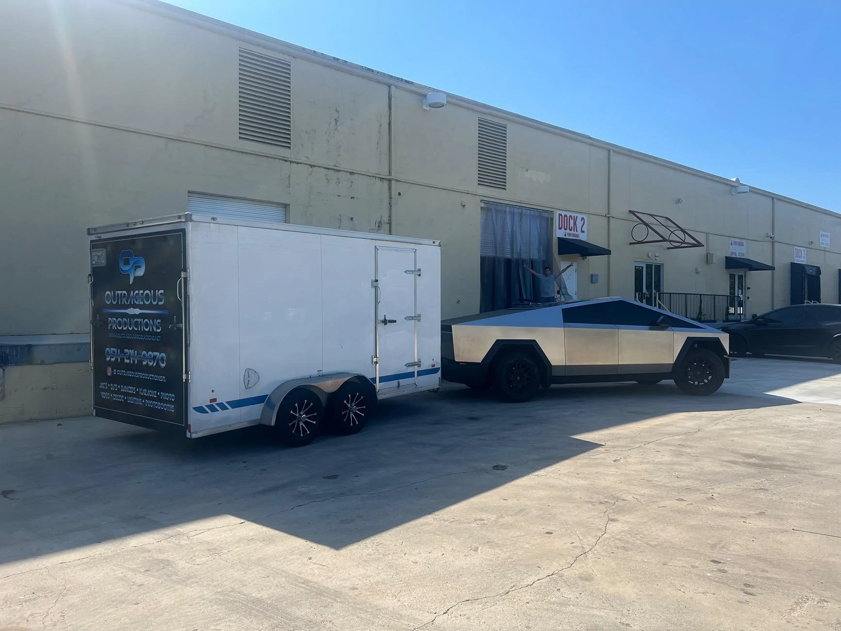 Tesla Cybertruck Drove enclosed trailer 500 miles to Tallahassee from Fort Lauderdale img_3284-jpeg