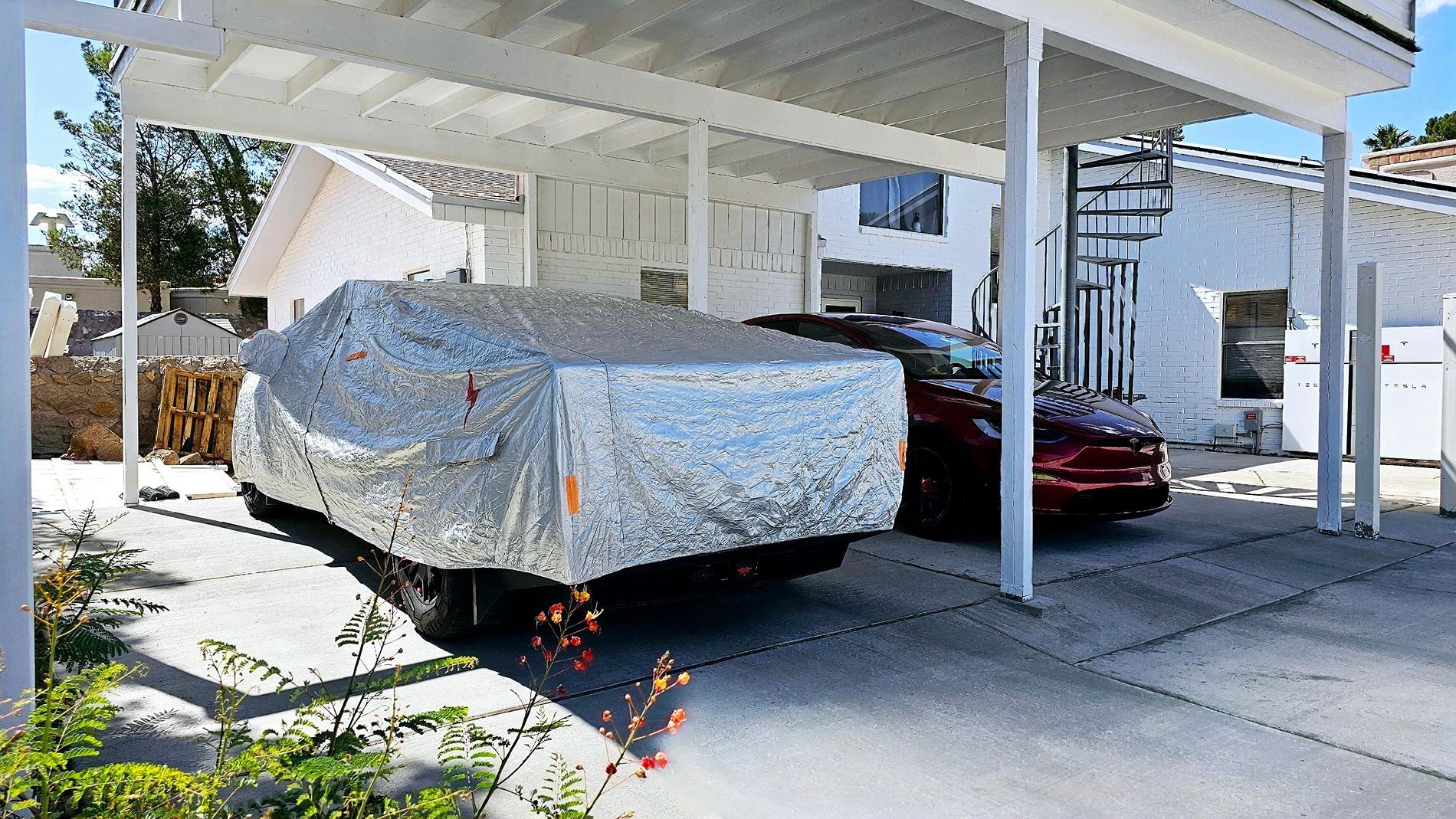 Tesla Cybertruck Any recommendations on outdoor cover? 20240811_153613