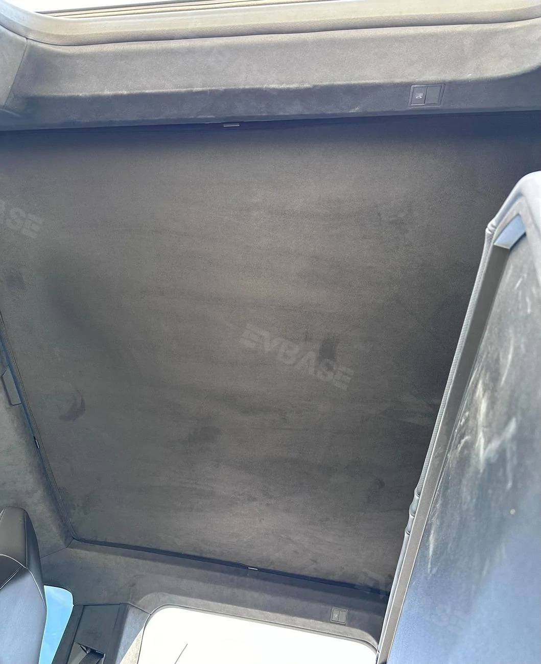 Tesla Cybertruck Say Goodbye to Your Hot Cybertruck! Glass Roof Sunshade by EVBASE 4ywert