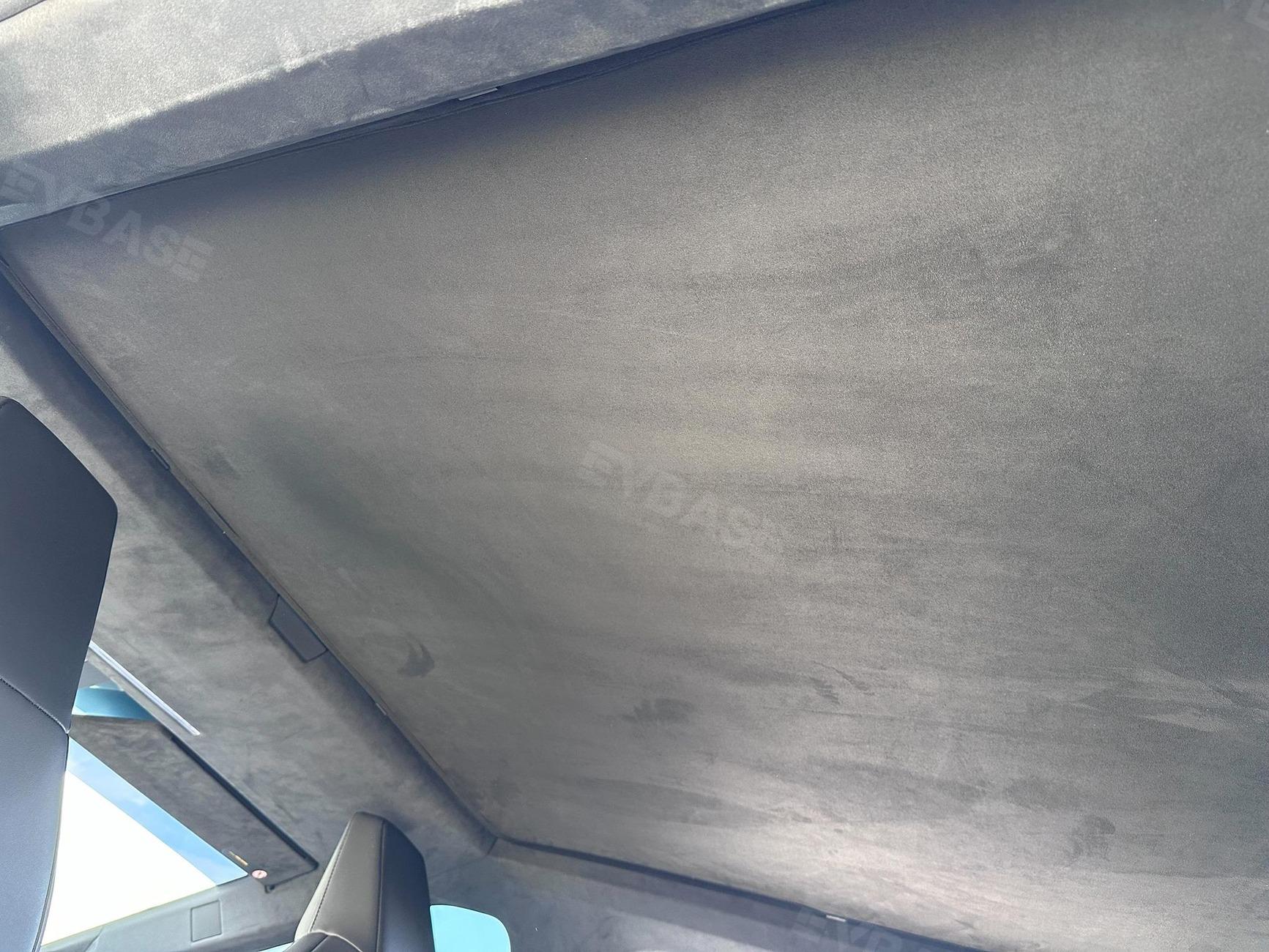 Tesla Cybertruck Say Goodbye to Your Hot Cybertruck! Glass Roof Sunshade by EVBASE rtwetwer