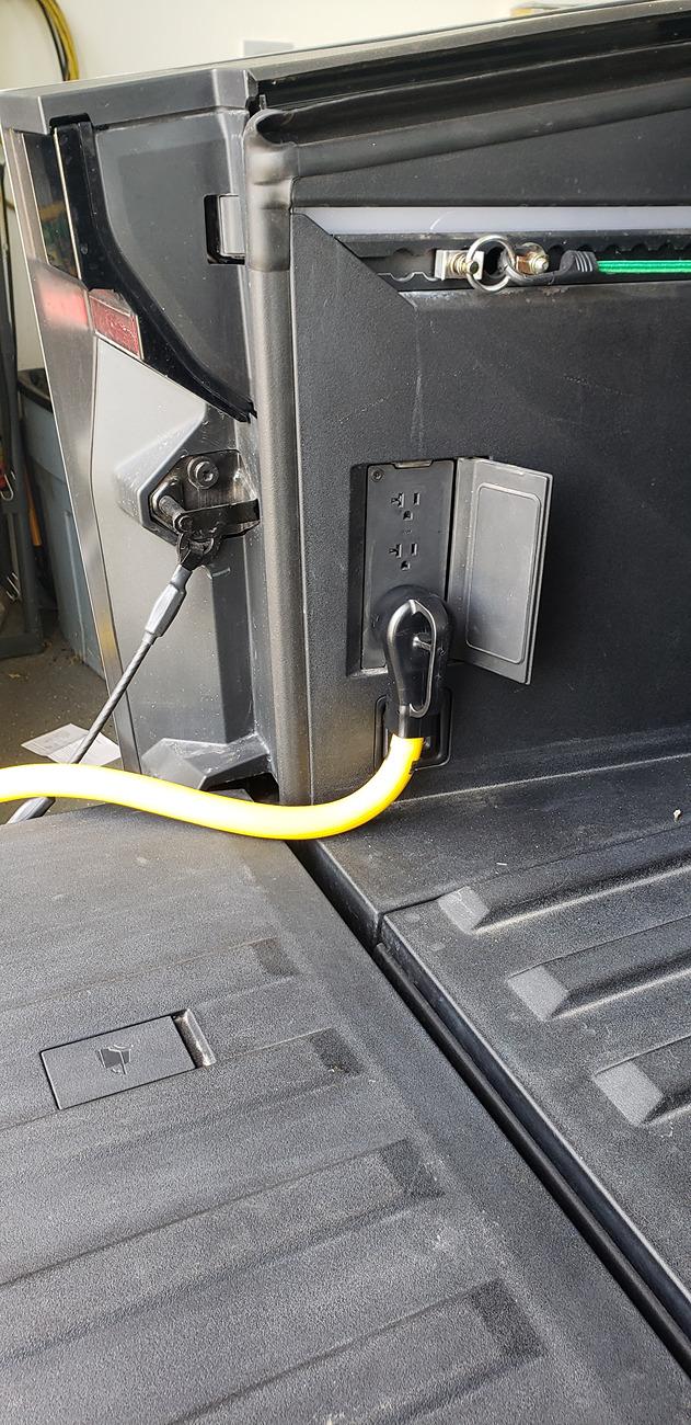 Tesla Cybertruck QMerit can suck it.  50 amp generator inlet install complete at 20% the cost. Generator Inlet 2