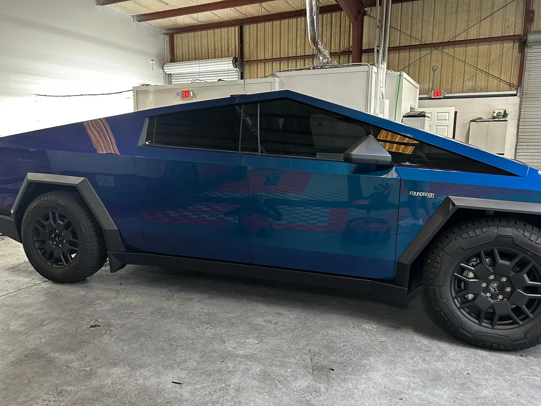 Tesla Cybertruck How to upgrade your new Cybertruck?? Nebula Blue Passenger