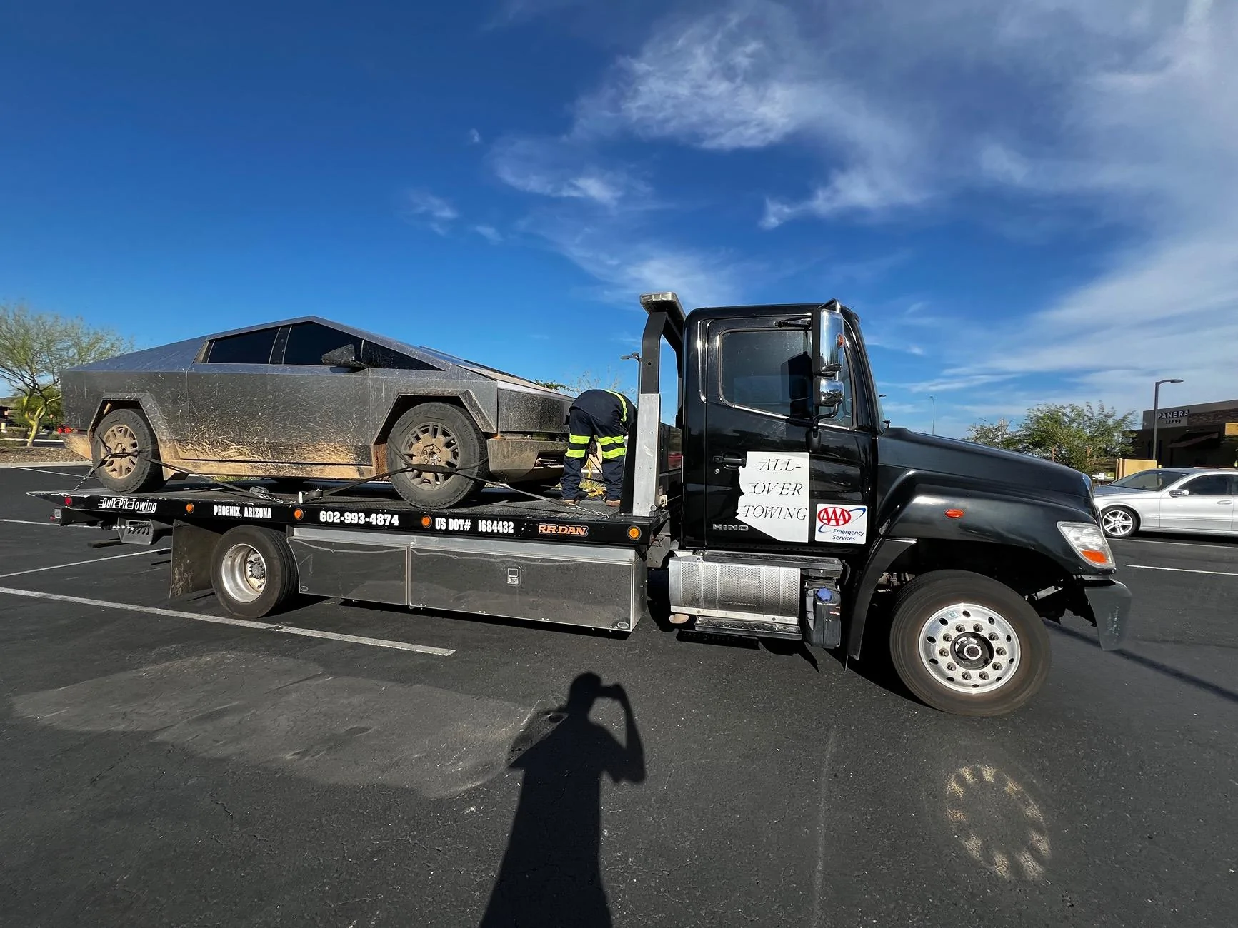 Tesla Cybertruck The fear of CT being towed IMG_5120