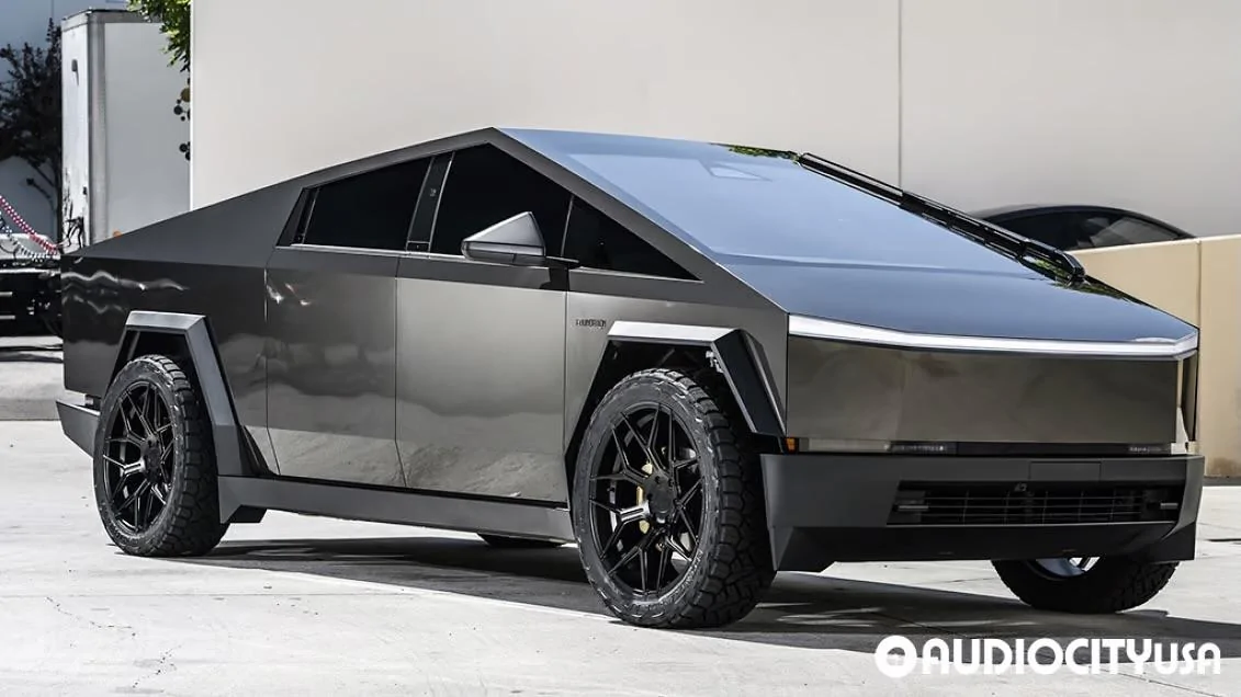 Tesla Cybertruck Platinum Pure PPF on 24" Wheels Ferrada FT3 + Nitto Recon Grappler Tires IMG_2960