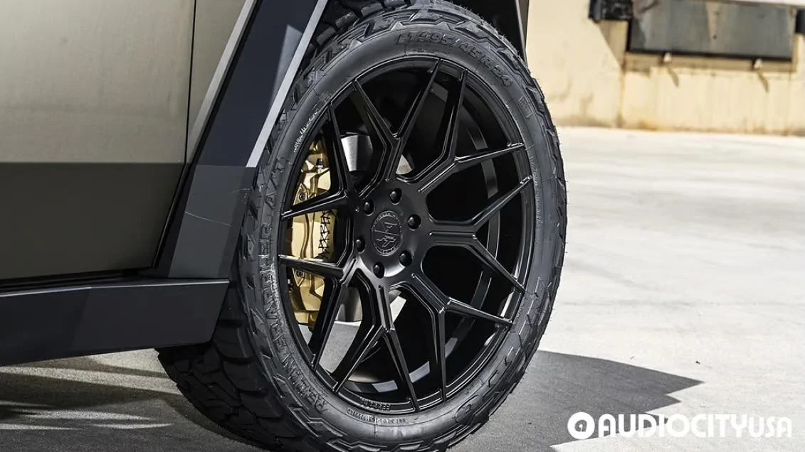 Tesla Cybertruck Platinum Pure PPF on 24" Wheels Ferrada FT3 + Nitto Recon Grappler Tires IMG_2956