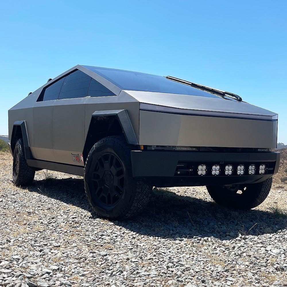 Tesla Cybertruck NEW CYBERTRUCKco Universal Bumper and Roof mounting brackets - works with any light brand from Baja Designs to Amazon tesla cybertruck front bumper with baja designs XL linkable lights-5
