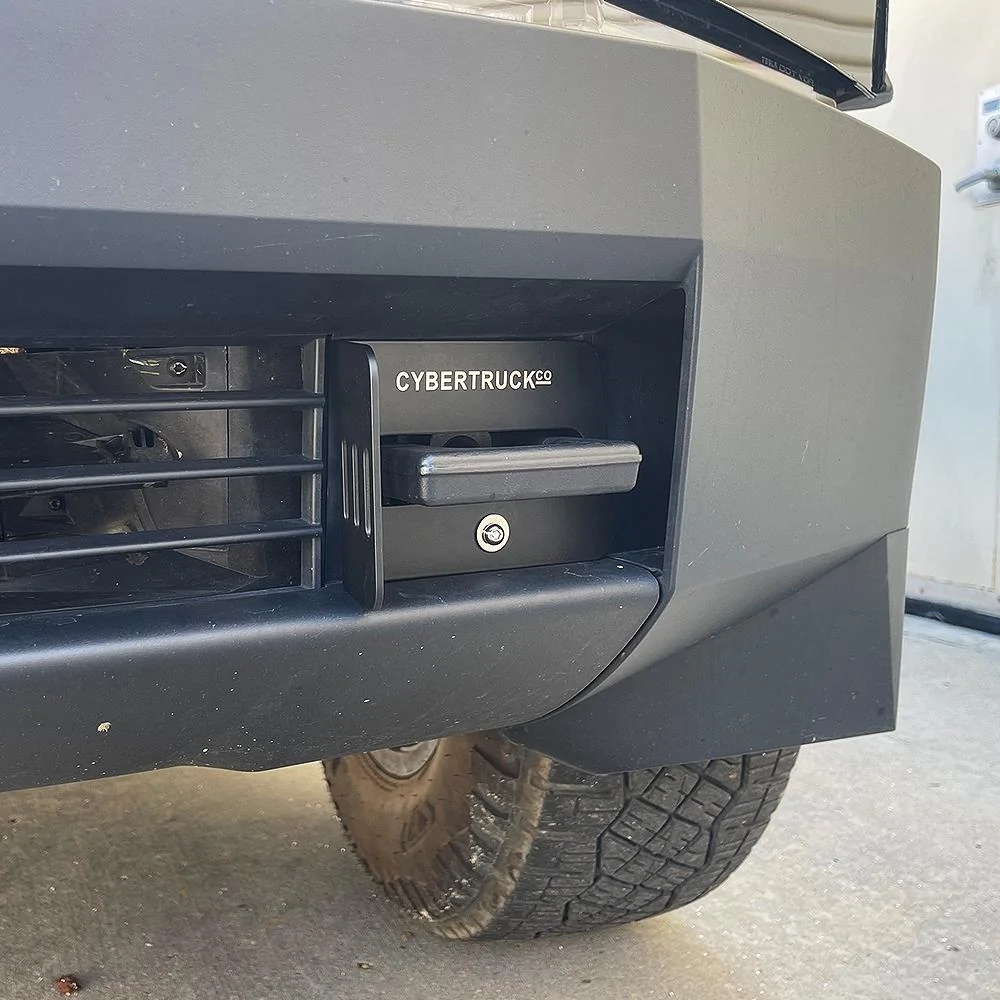 Tesla Cybertruck NEW CYBERTRUCKco Universal Bumper and Roof mounting brackets - works with any light brand from Baja Designs to Amazon tesla cybertruck front bumper fog light brackets-3