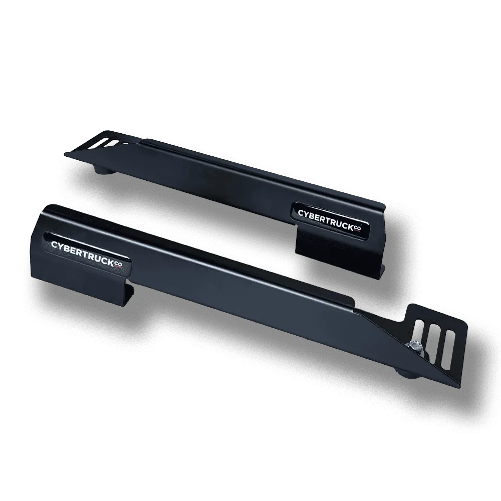 Tesla Cybertruck NEW CYBERTRUCKco Universal Bumper and Roof mounting brackets - works with any light brand from Baja Designs to Amazon cybertruck-top-light-bar-mounting-brackets-for-any-light