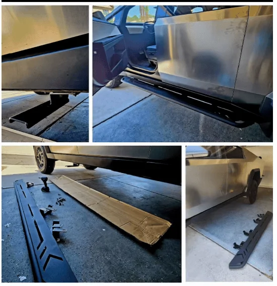 Tesla Cybertruck How to upgrade your new Cybertruck?? running boards 1