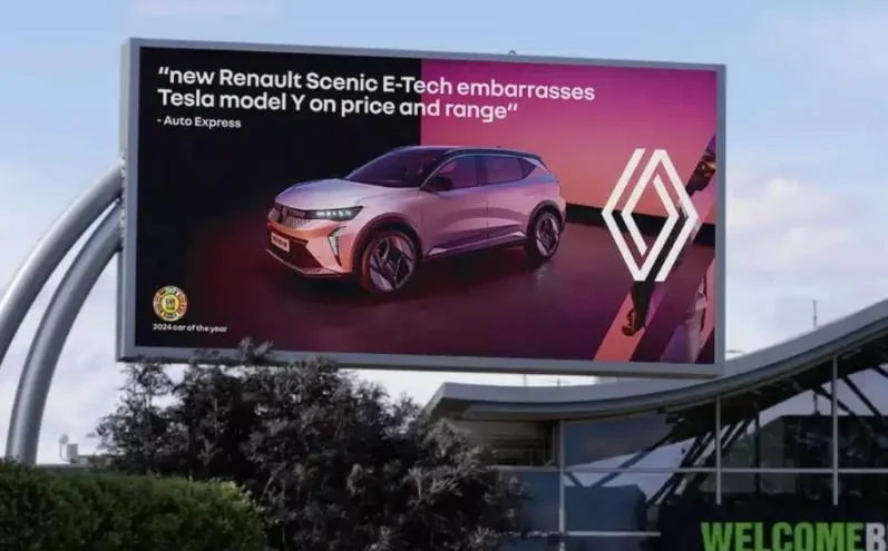 Tesla Cybertruck Renault ad: embarrasses Tesla Model Y IMG_5290