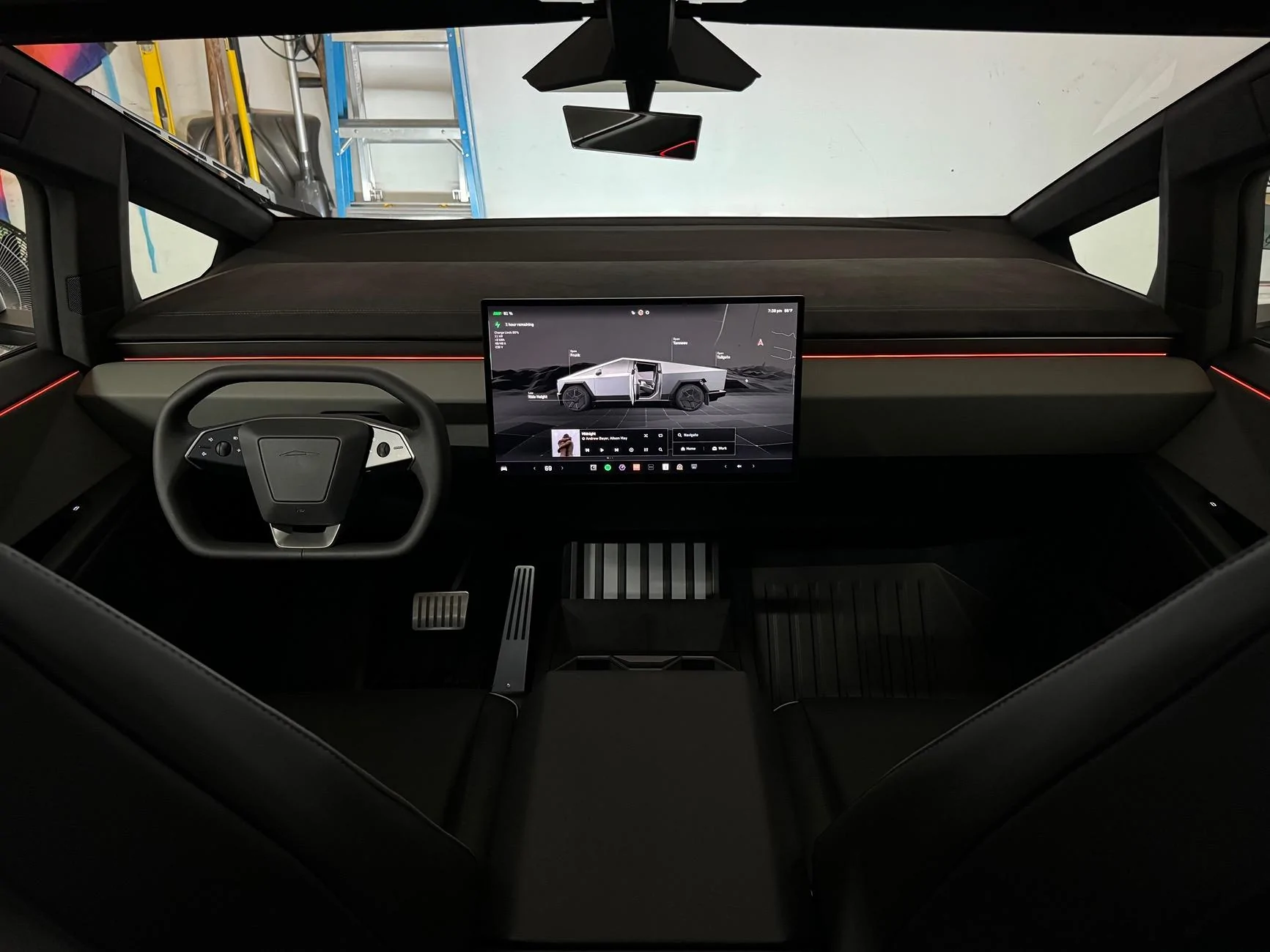 Tesla Cybertruck Tactical Grey Interior: Just YES! IMG_5544