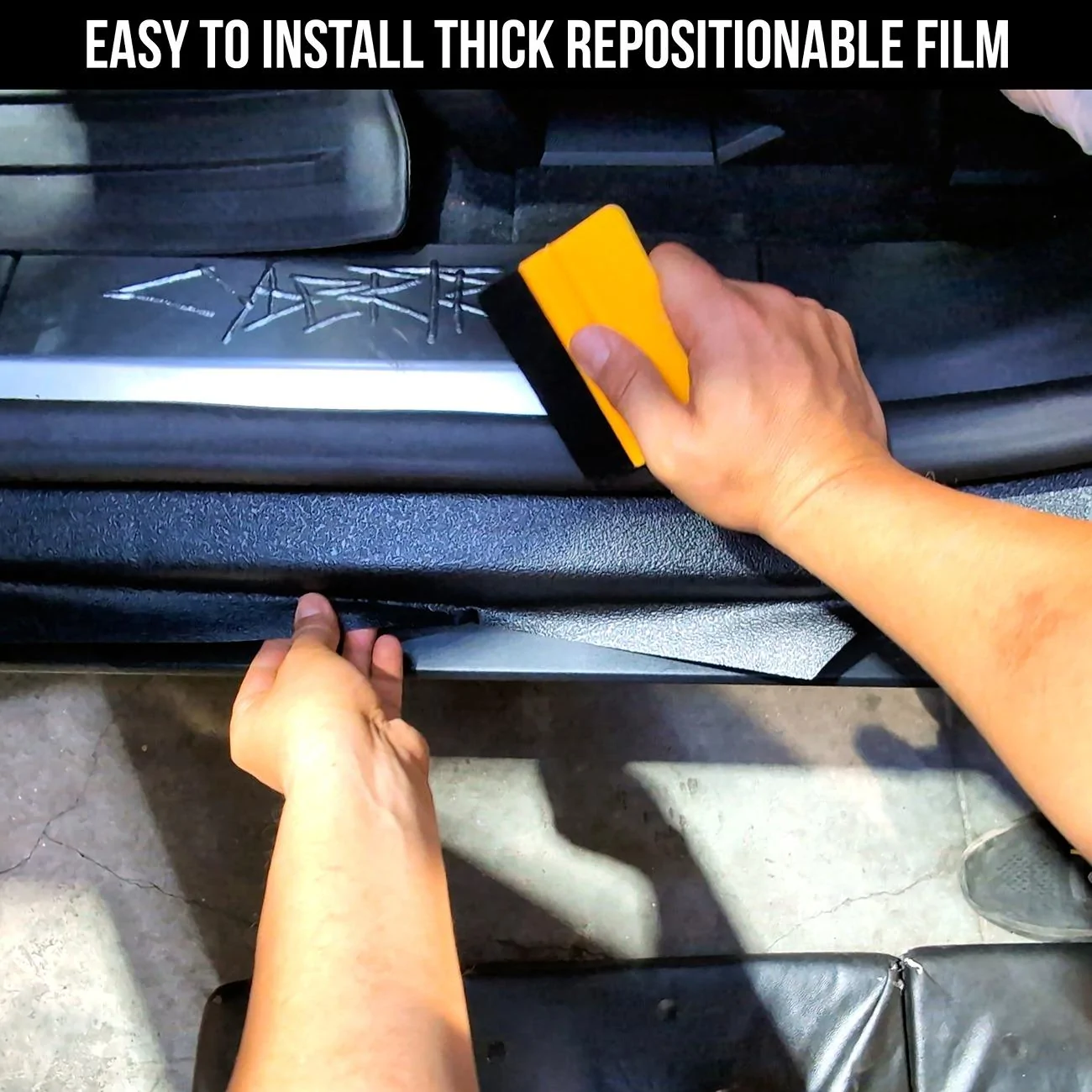 Tesla Cybertruck 🚗✨ New DIY Door Sill Jamb Protection Kit for Cybertruck (by Sticker City)! cybertruck-door-jamb-protective-film