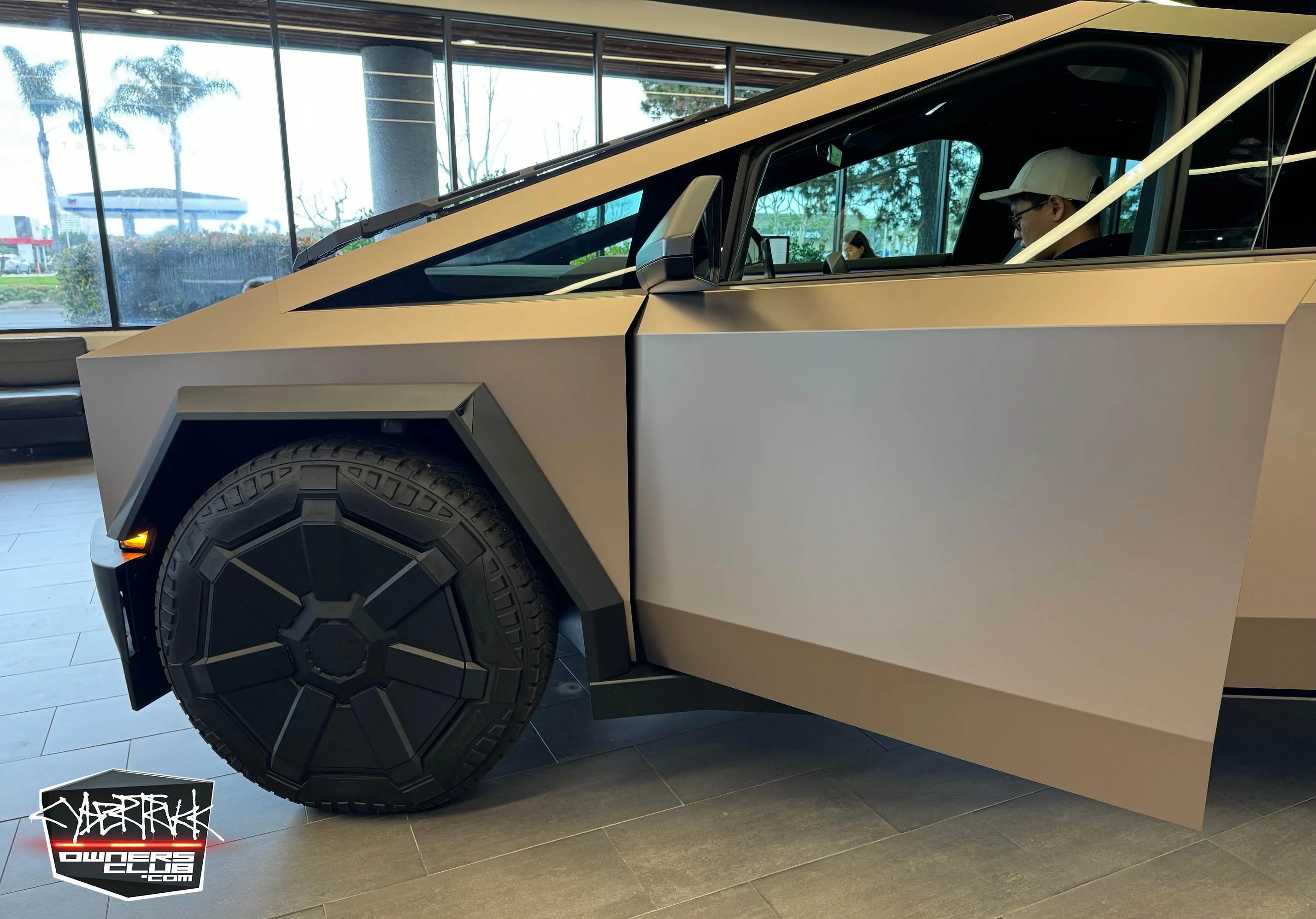 Tesla Cybertruck GOLD Vinyl Wrap & PPF Cybertruck -- Photos & Videos satin-rose-gold-ppf-wrap-cybertruck-14-jpg