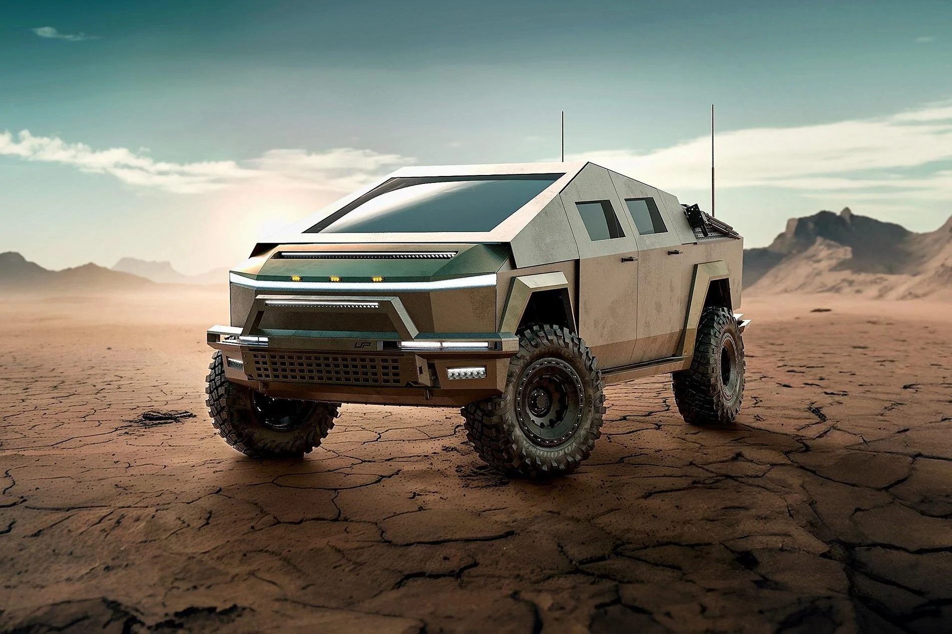 Tesla Cybertruck STING: Armored Cybertruck Upfit by Unplugged Performance & Archimedes Defense Tesla-Cybertruck-Military-Tactical-Unplugged-Performance-UP.Ft-Archimedes-Defense-1920px-Imag