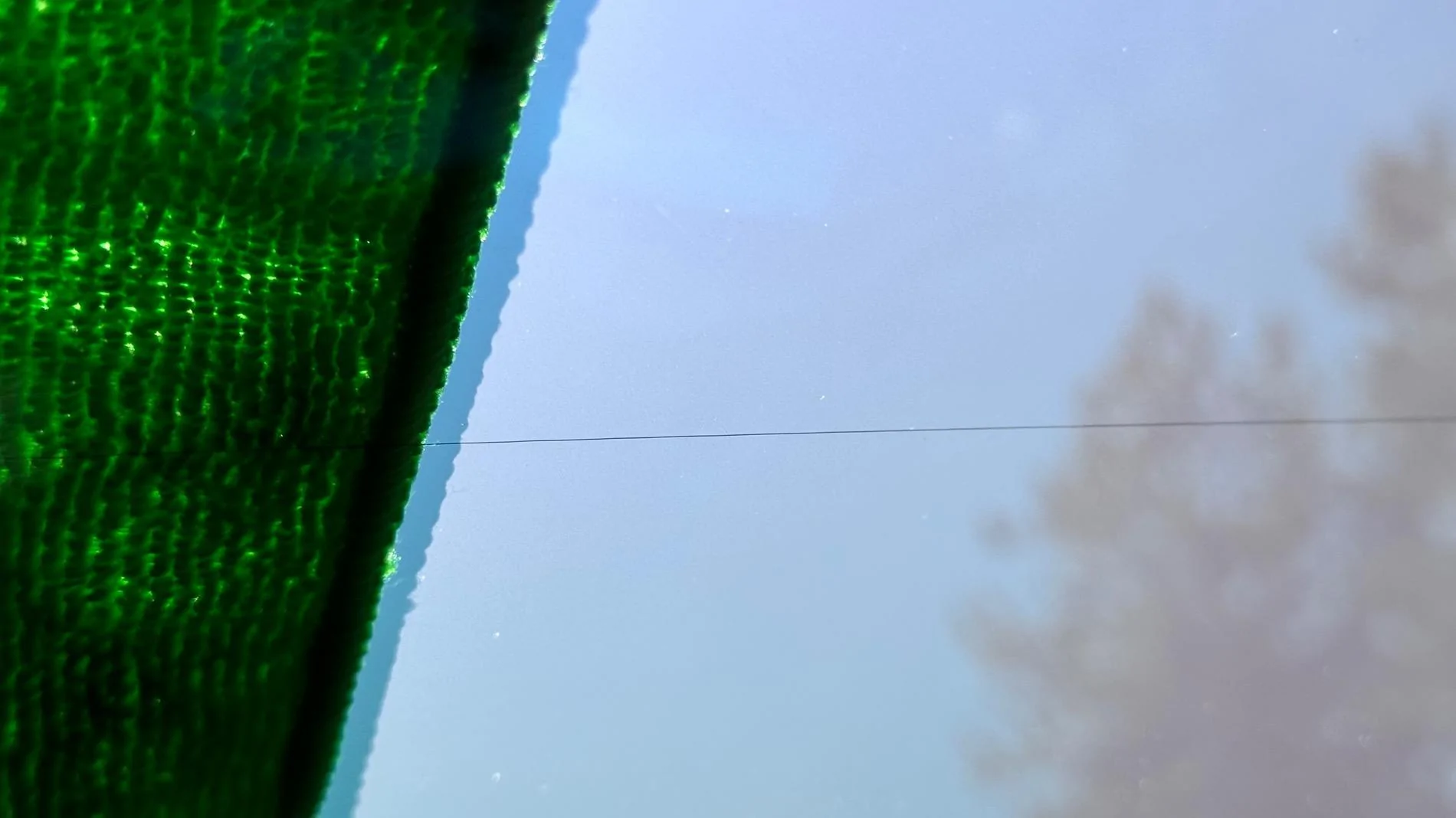 Tesla Cybertruck Lines in sunroof? Anyone else? IMG_9541